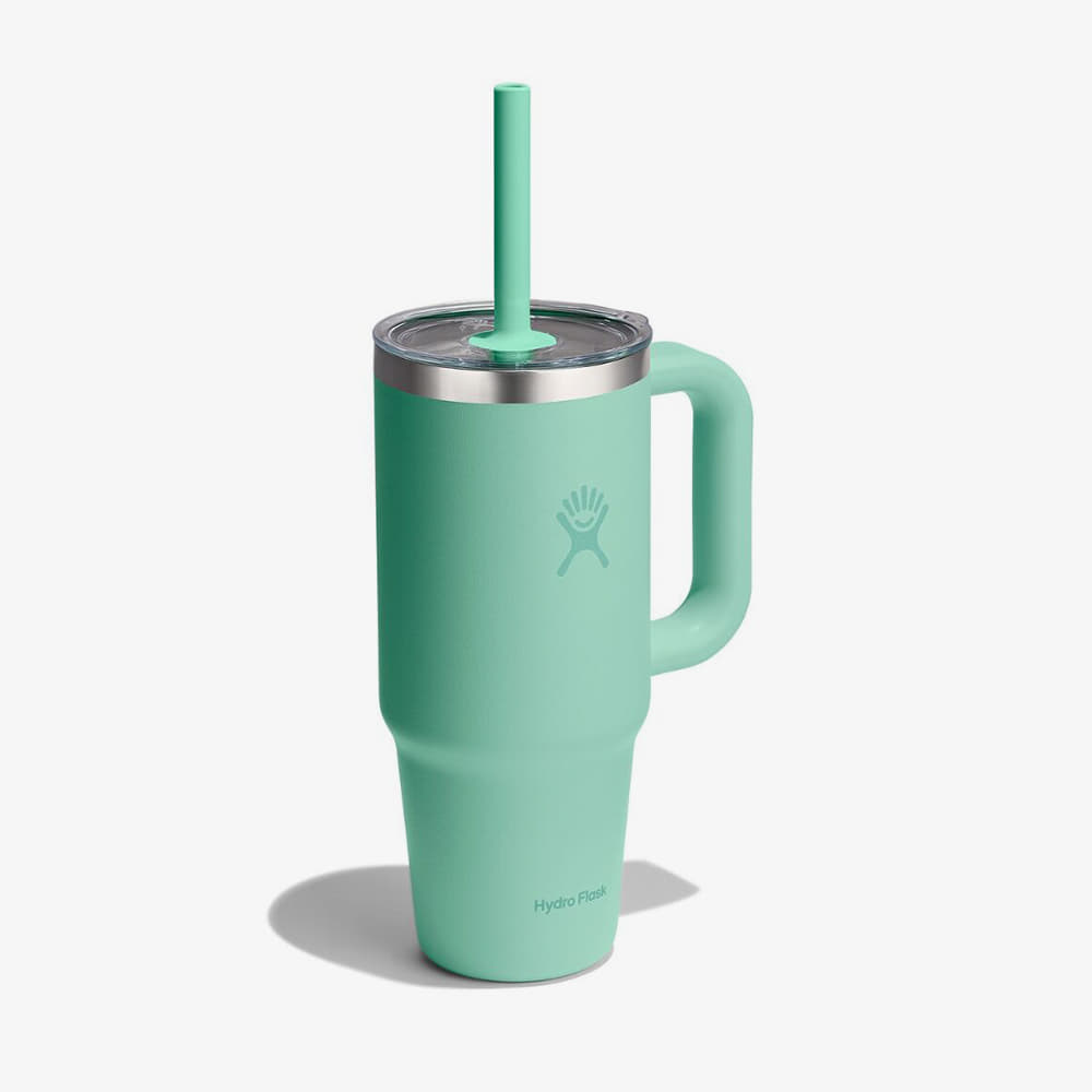 Thermosbekers Hydro Flask 710 ml  Travel Tumbler Clear Lid Mermaid Green