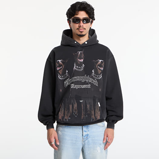 Sweatshirt REPRESENT Thoroughbred Hoodie Vintage Black