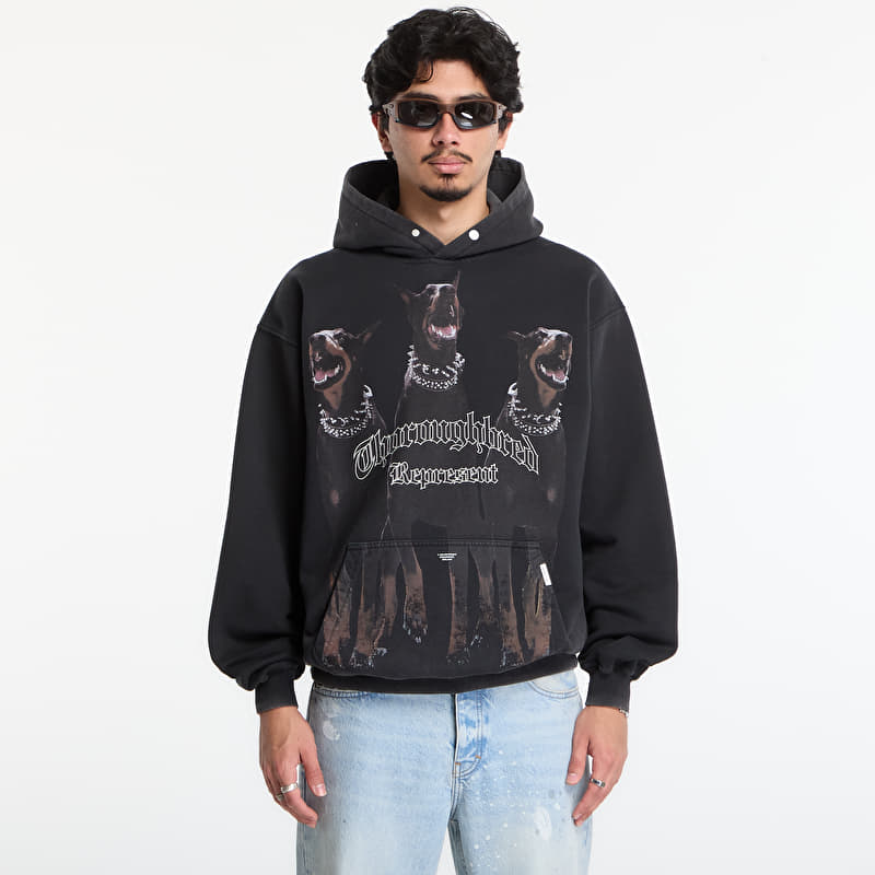 Толстовка REPRESENT Thoroughbred Hoodie Vintage Black