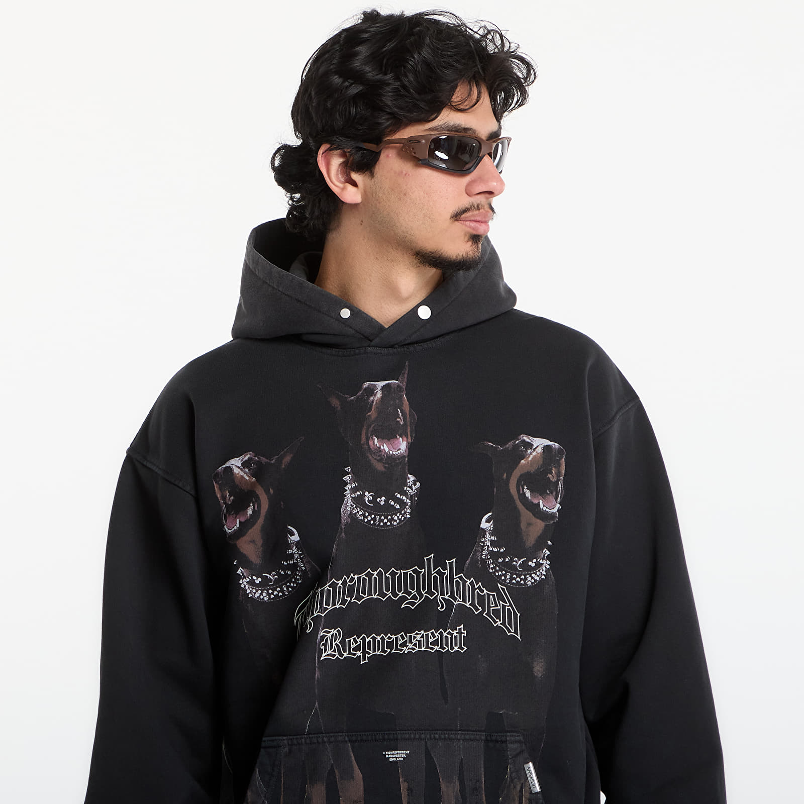Hoodies en truien REPRESENT Thoroughbred Hoodie Vintage Black