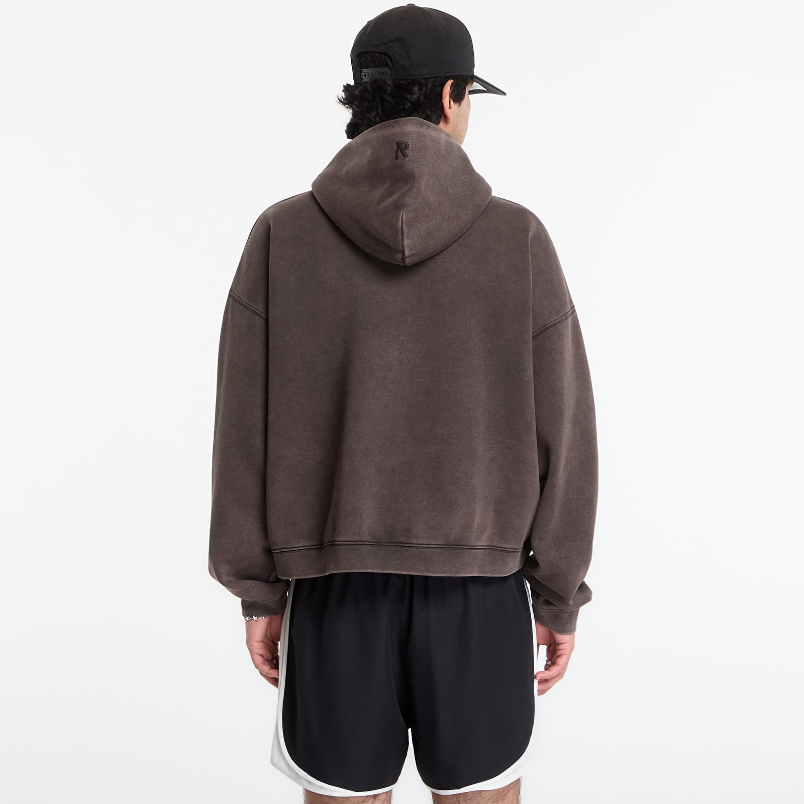 Sudaderas Represent Initial Boxy Zip Through Hoodie UNISEX Coffee