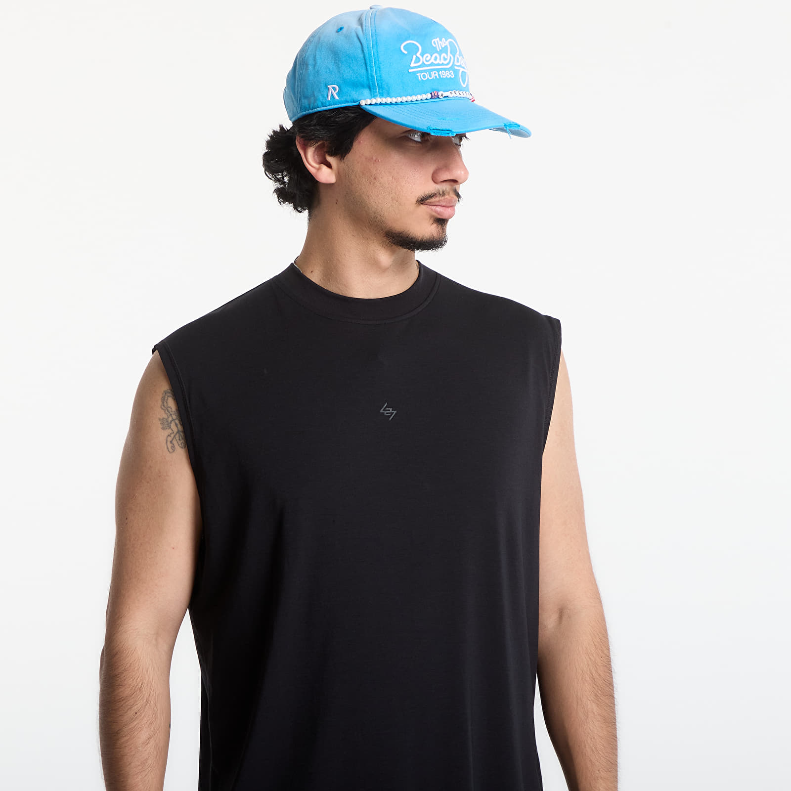 Débardeurs  REPRESENT 247 Dna Oversized Tank UNISEX Jet Black