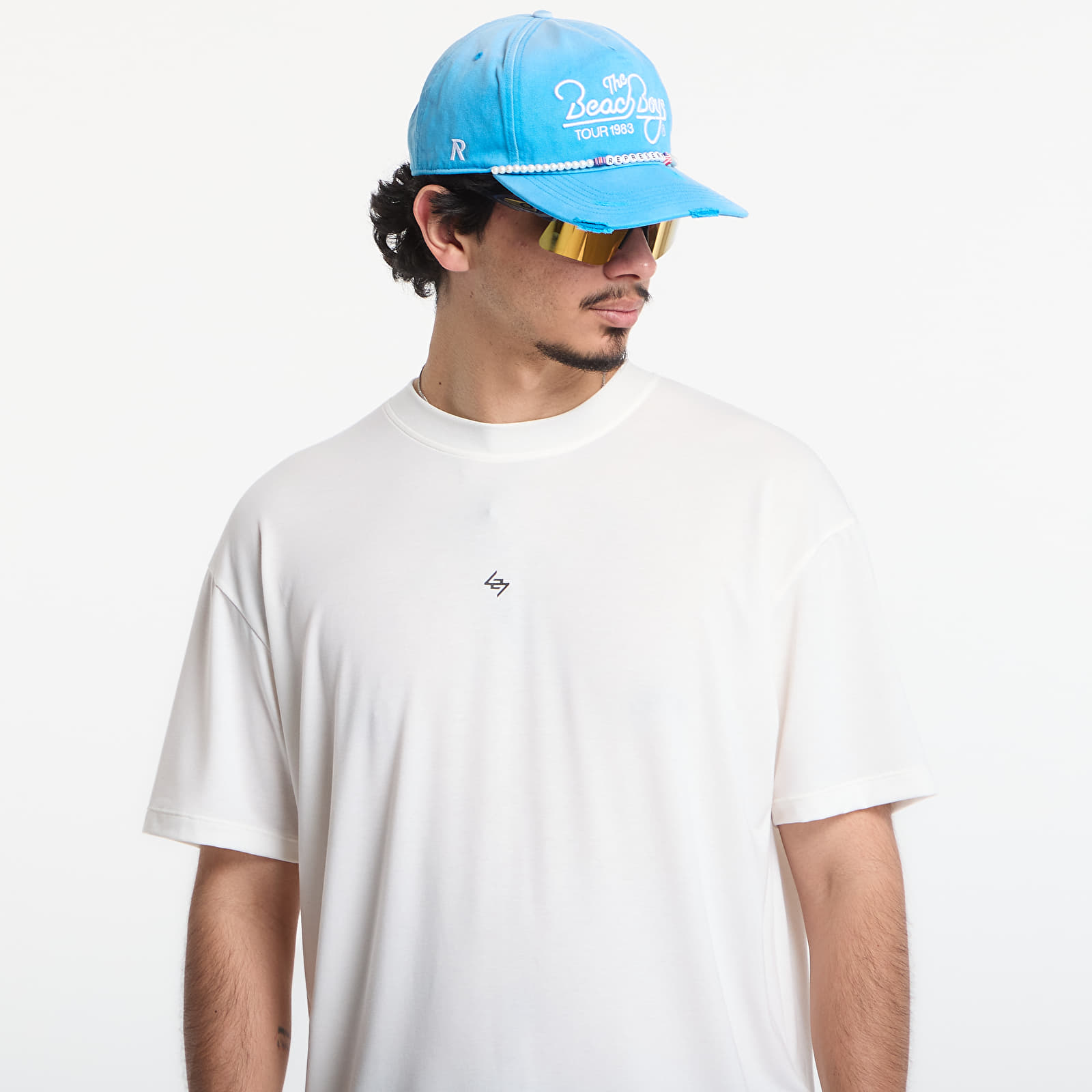 T-shirts  REPRESENT 247 Dna Oversized  Tee UNISEX Flat White
