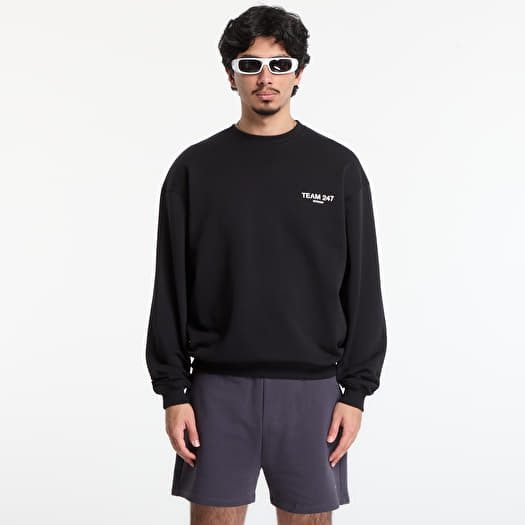 Sweatshirt REPRESENT 247 Team Oversized Crew UNISEX Jet Black