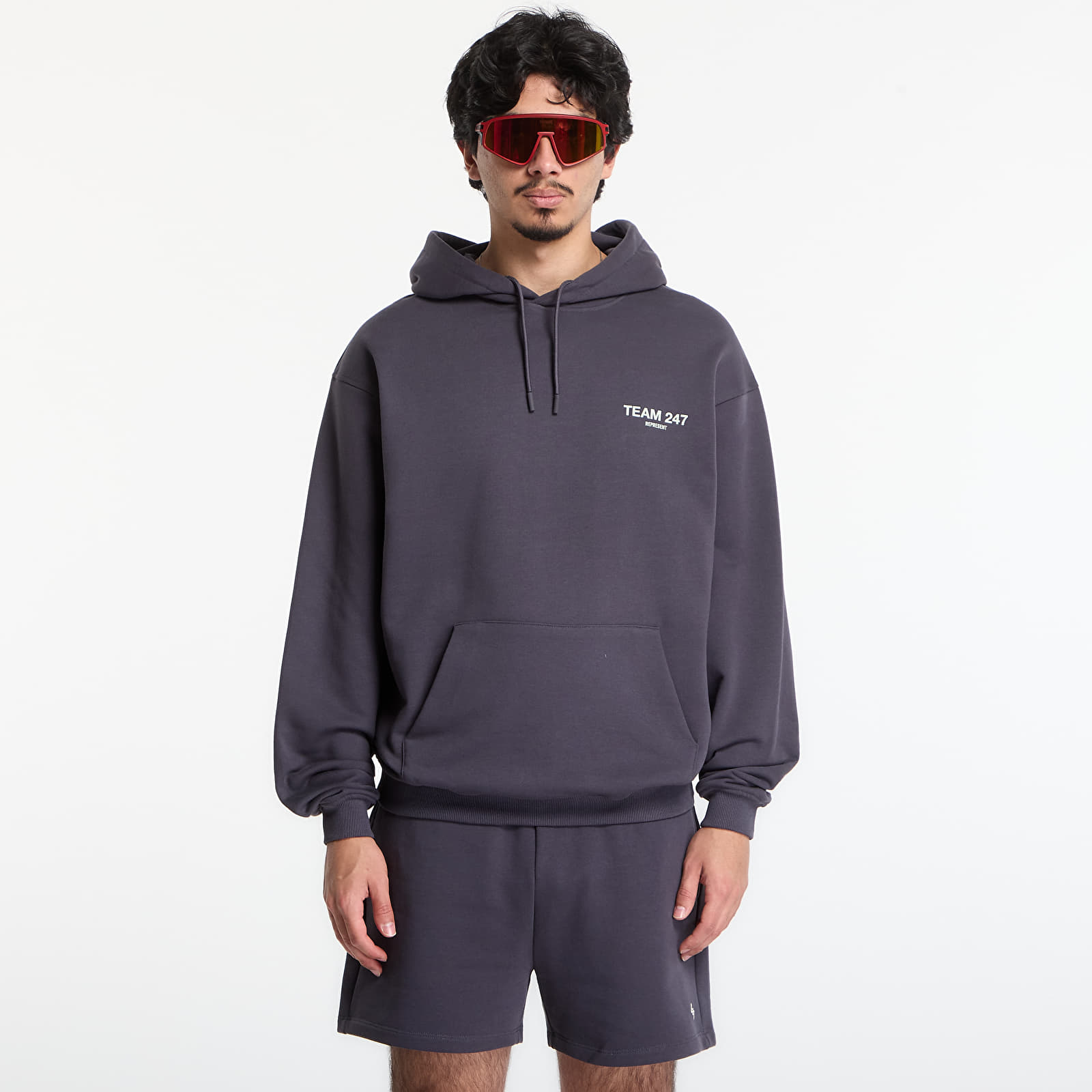 Sweatshirts REPRESENT 247 Team Oversized Hood UNISEX Graphene
