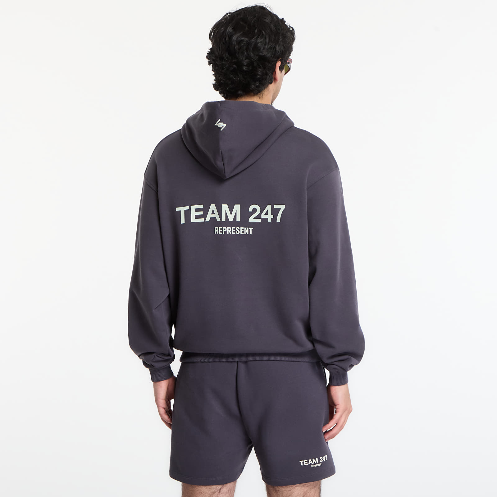 Sweatshirts REPRESENT 247 Team Oversized Hood UNISEX Graphene
