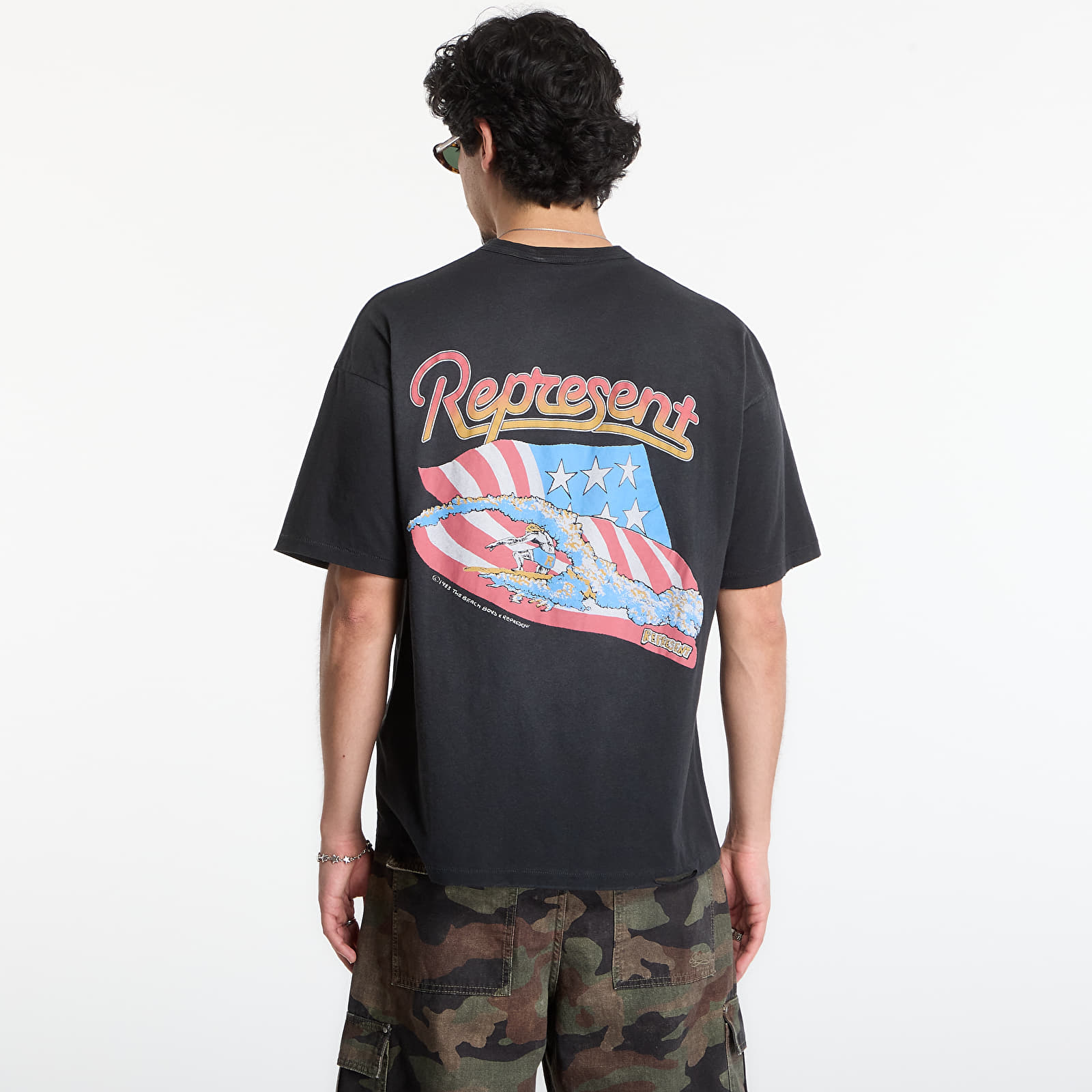 T-shirts Represent Beach Boys Americas Band T-Shirt UNISEX Stained Black