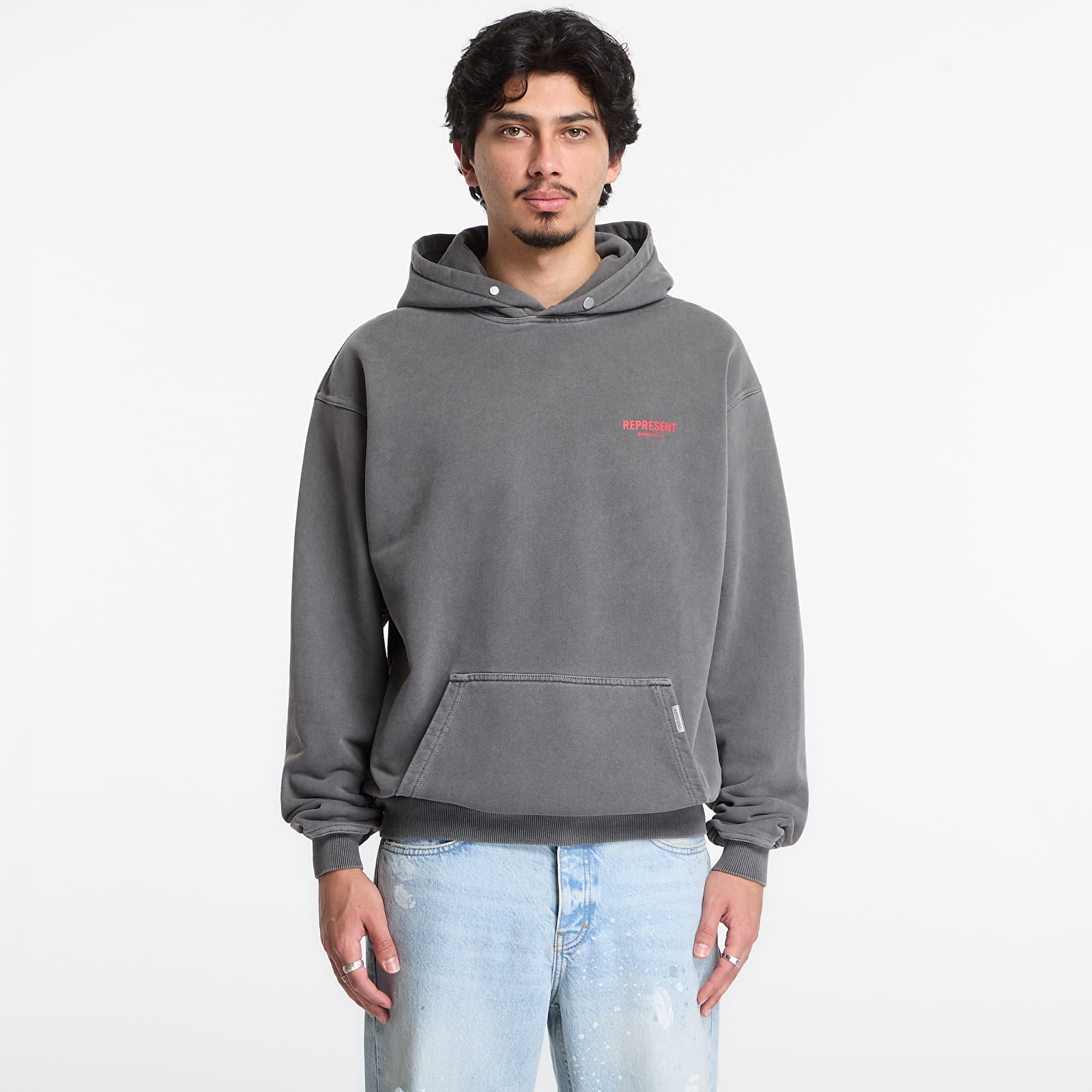 Sweatshirts Represent Owners Club Hoodie UNISEX Washed Black