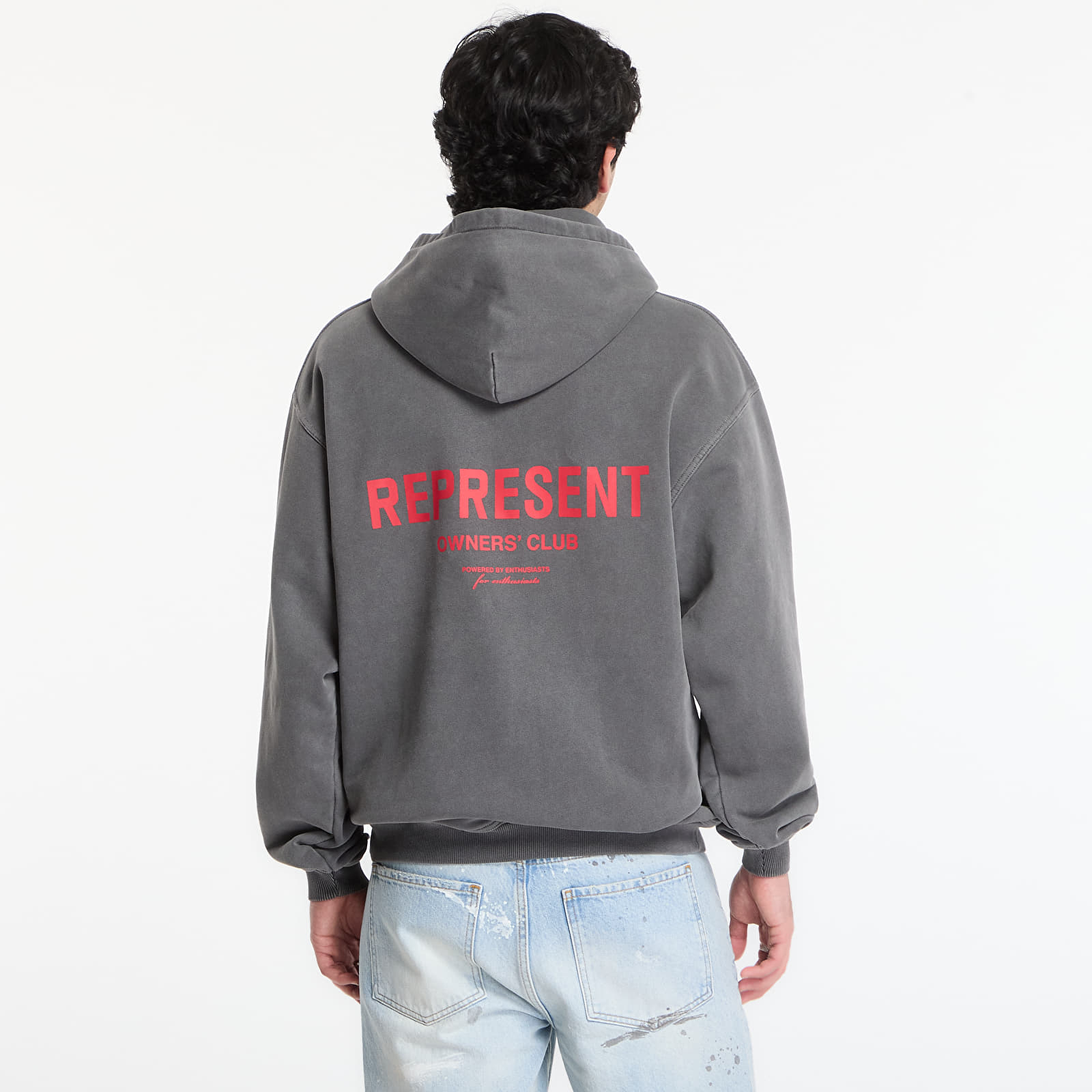 Sweatshirts Represent Owners Club Hoodie UNISEX Washed Black
