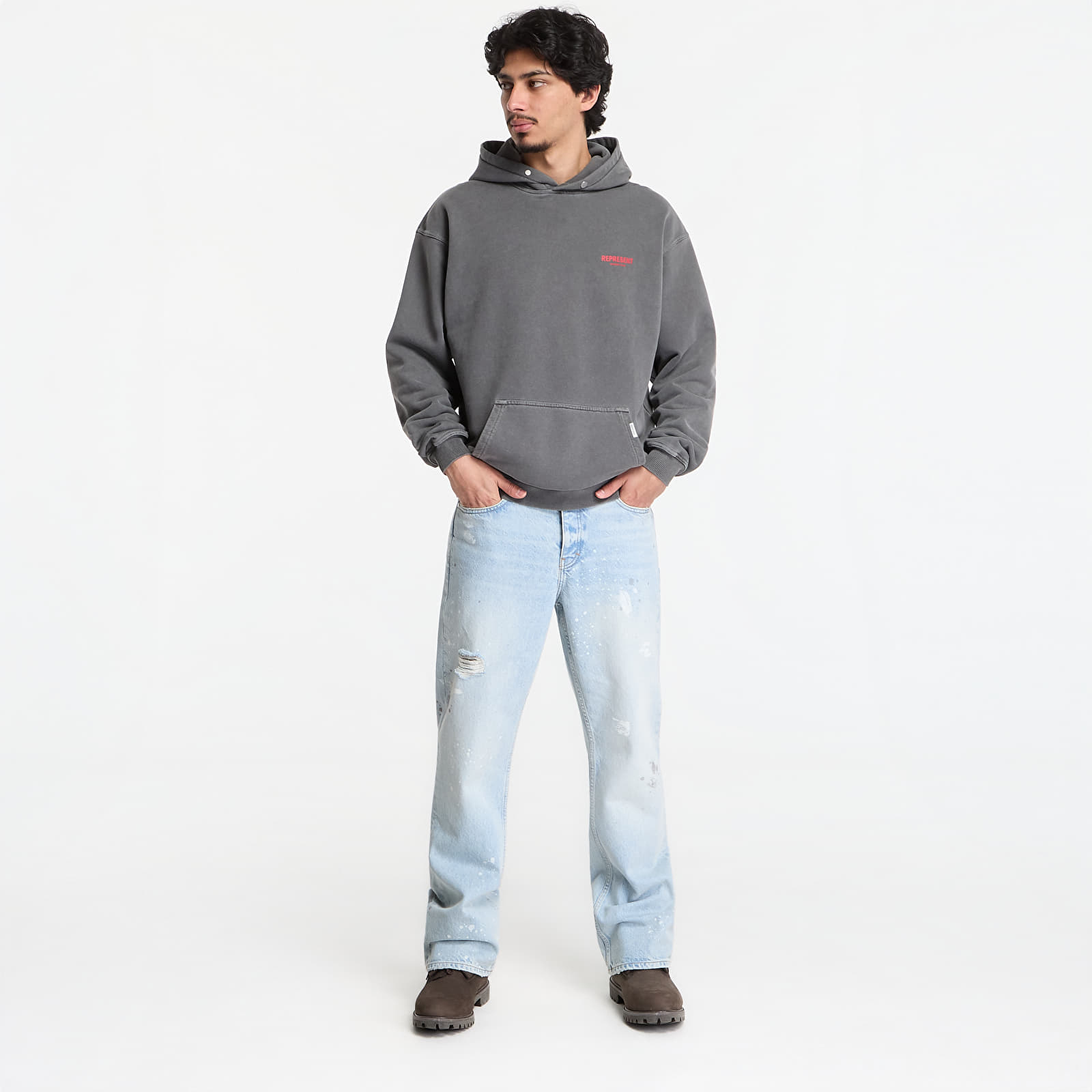 Sweatshirts Represent Owners Club Hoodie UNISEX Washed Black