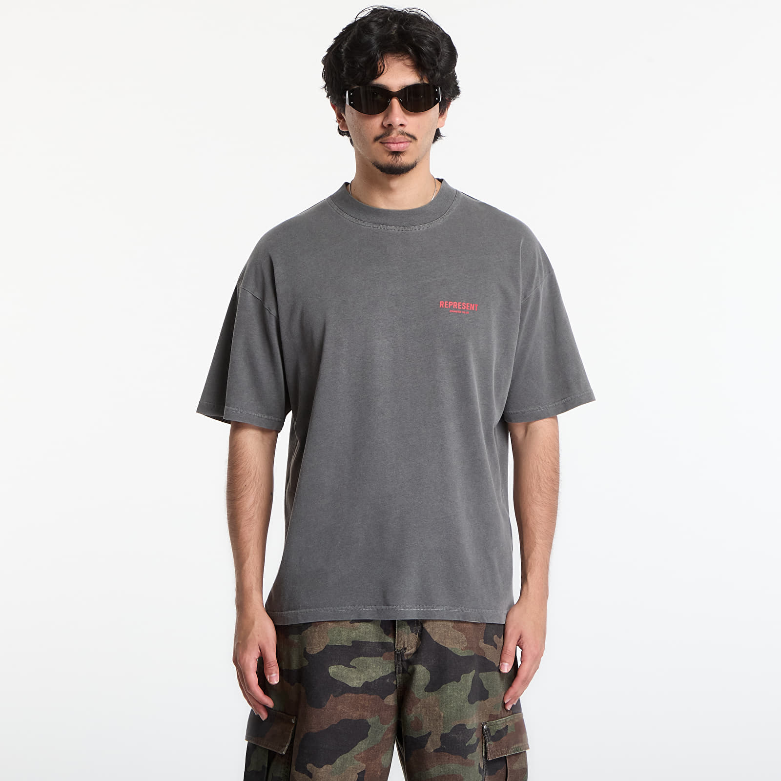 T-shirts  Represent Owners Club T-Shirt UNISEX Washed Black
