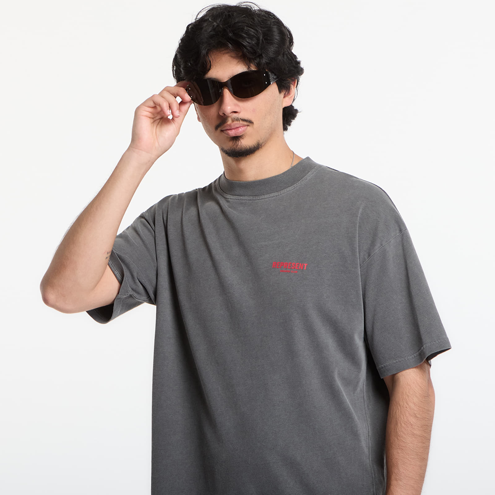 T-shirts  Represent Owners Club T-Shirt UNISEX Washed Black