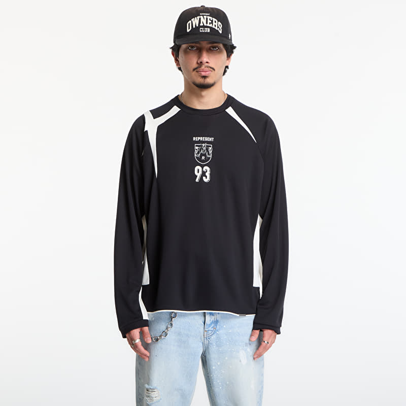 Dres REPRESENT Star Football Long Sleeved UNISEX Jet Black