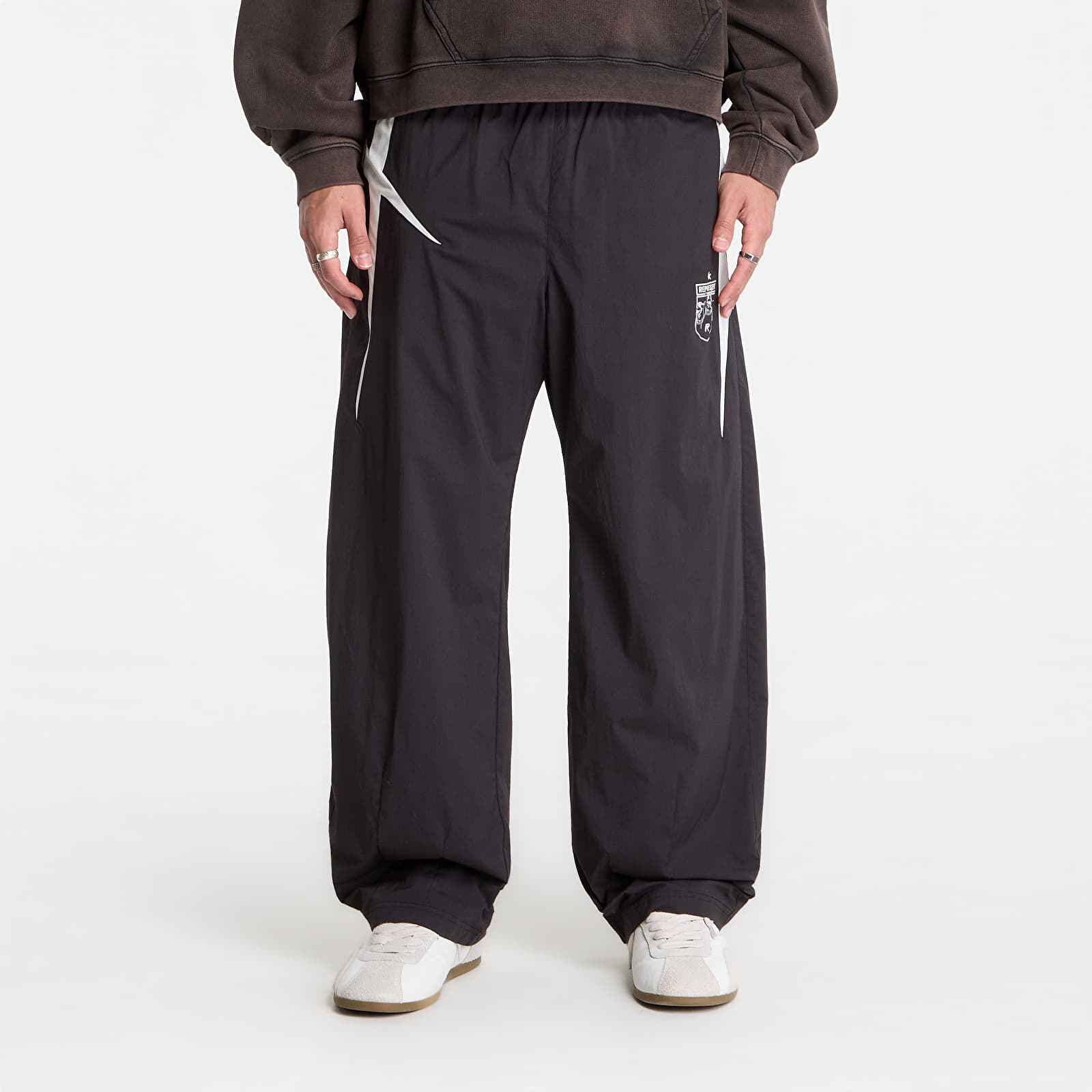 Pantalon survêtement REPRESENT Woven Track Star Pant Jet Black