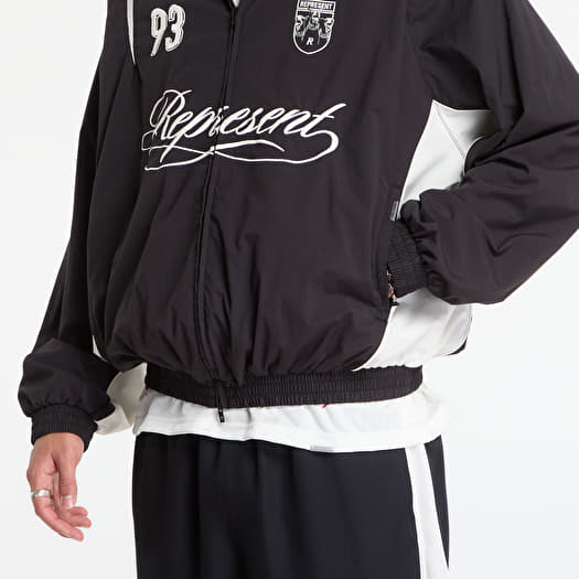 ジャケット・アウター PLASTIC PRODUCT PLANT Jaket /Black REPRESENT Woven Track Star Jacket UNISEX Jet Black | Footshop