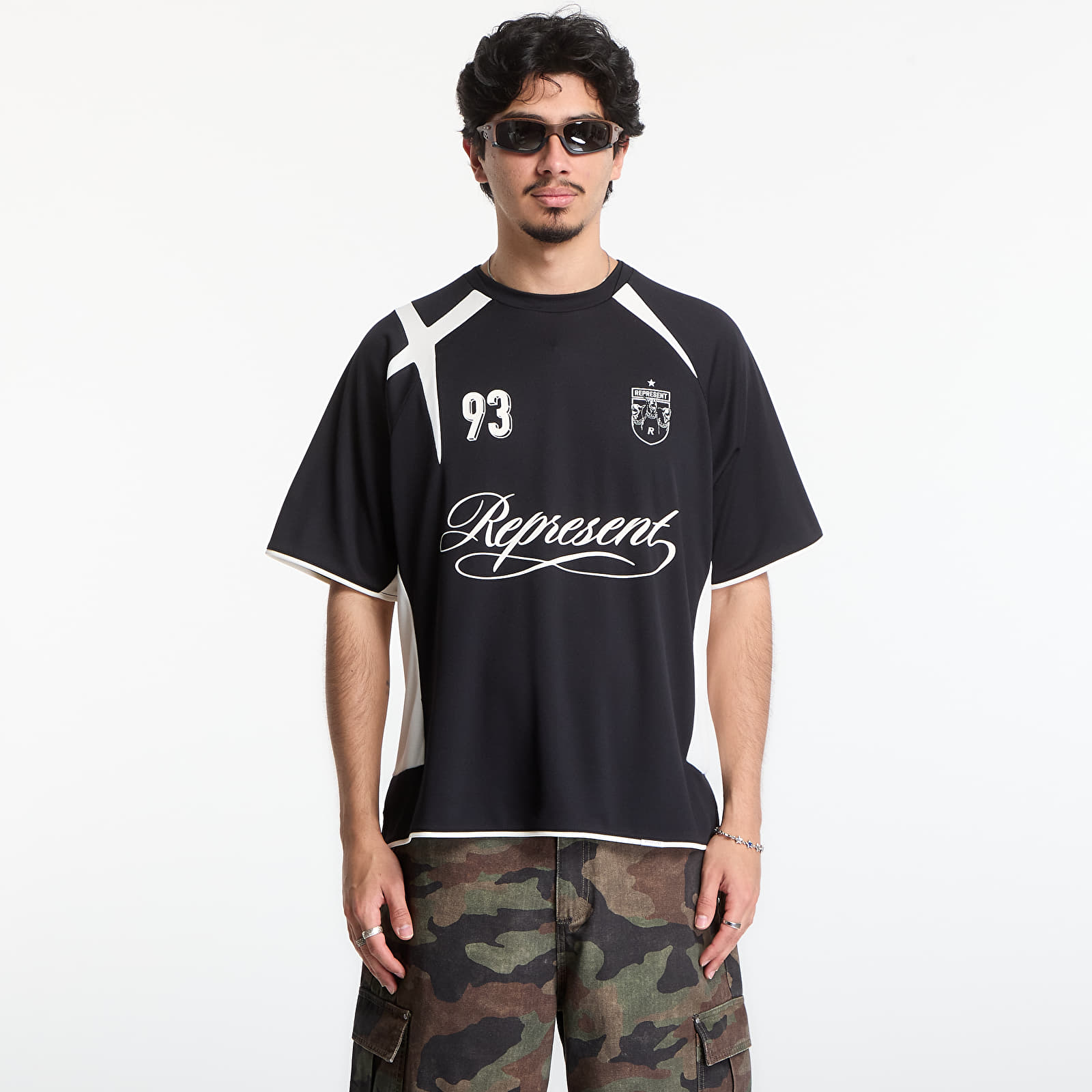 Jerseys REPRESENT Star Football Top UNISEX Jet Black
