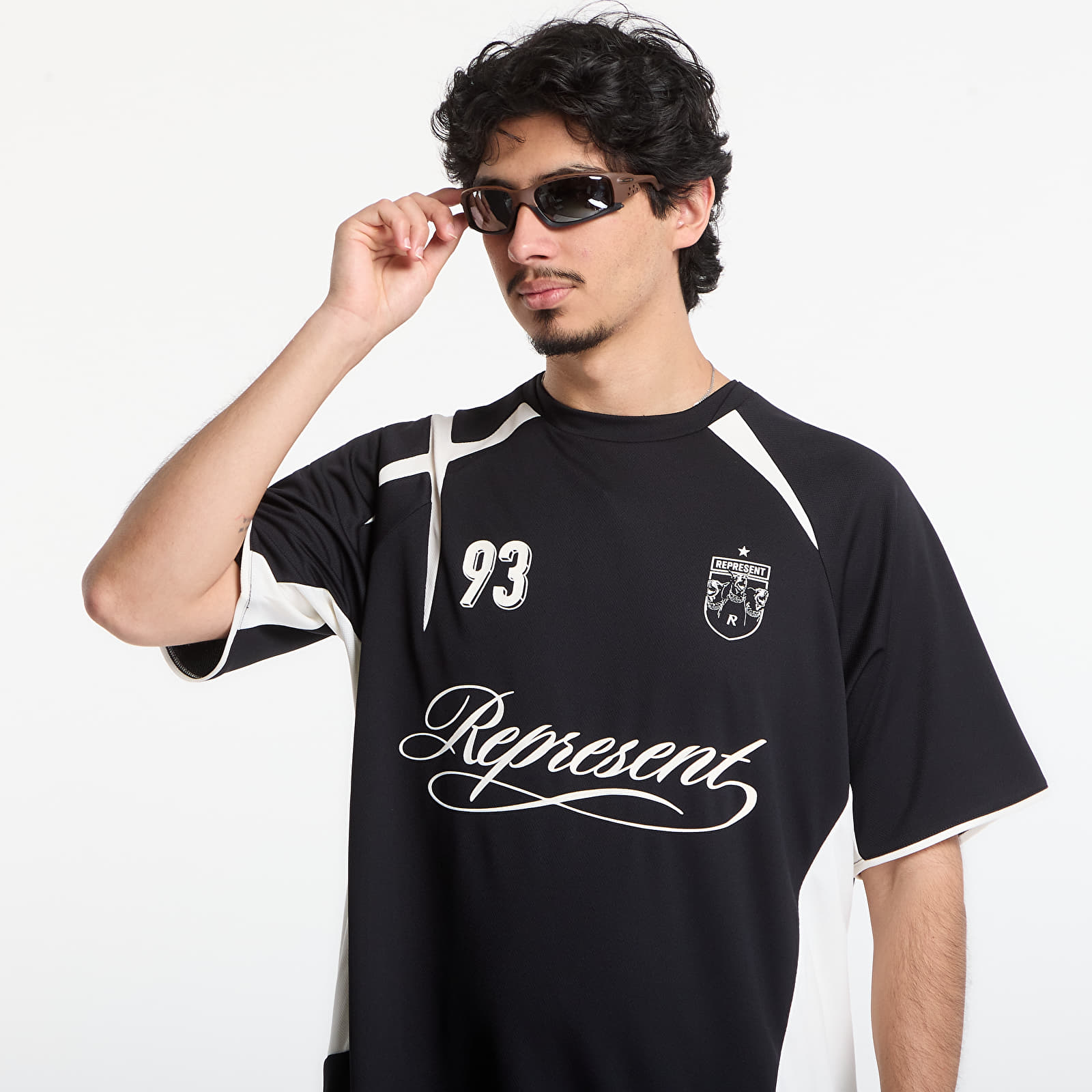 Jerseys REPRESENT Star Football Top UNISEX Jet Black