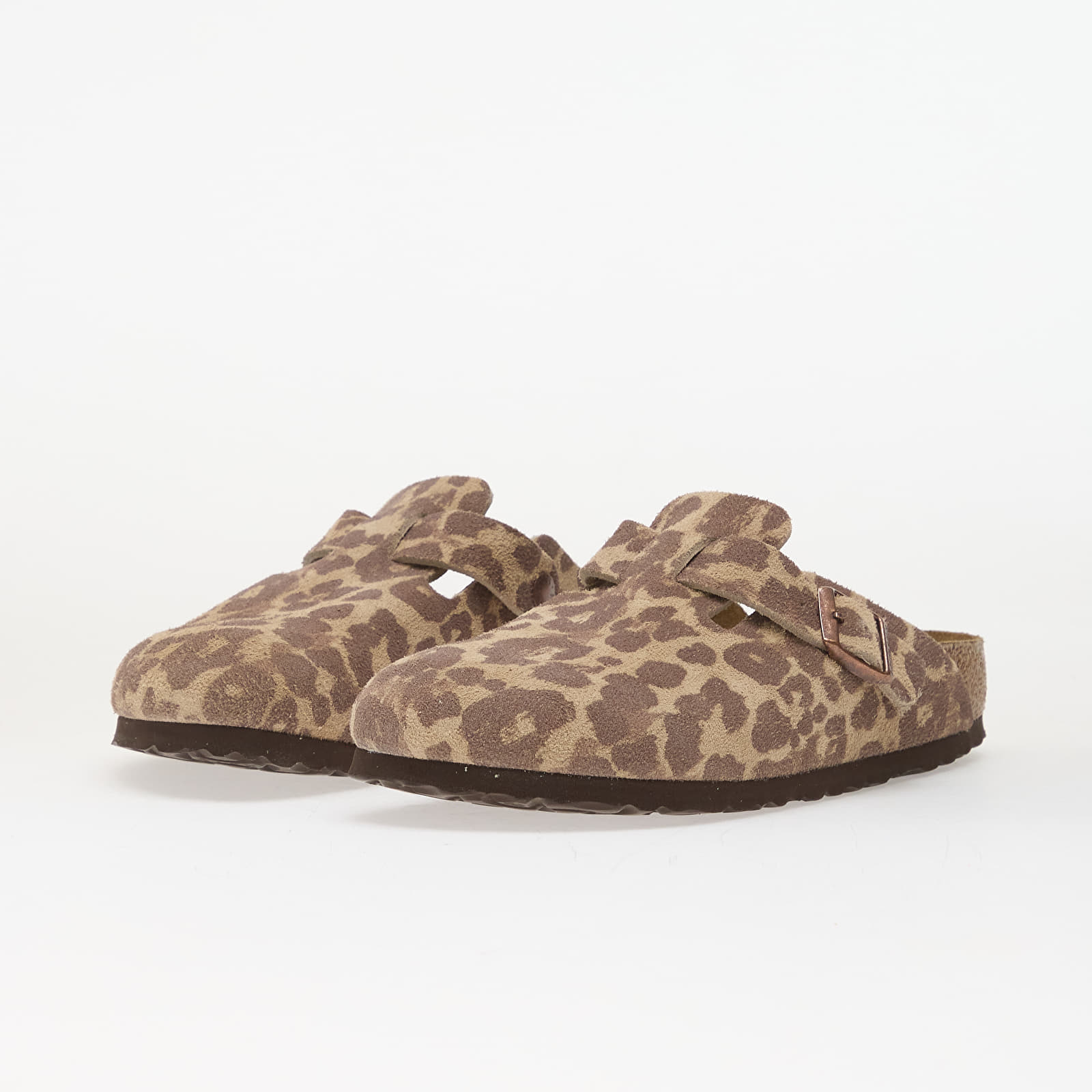 Scarpe donna Birkenstock Boston Print LEVE Leo Sandcastle