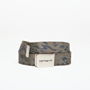 Carhartt WIP Clip Belt Chrome Duck Feather Print, Cypress