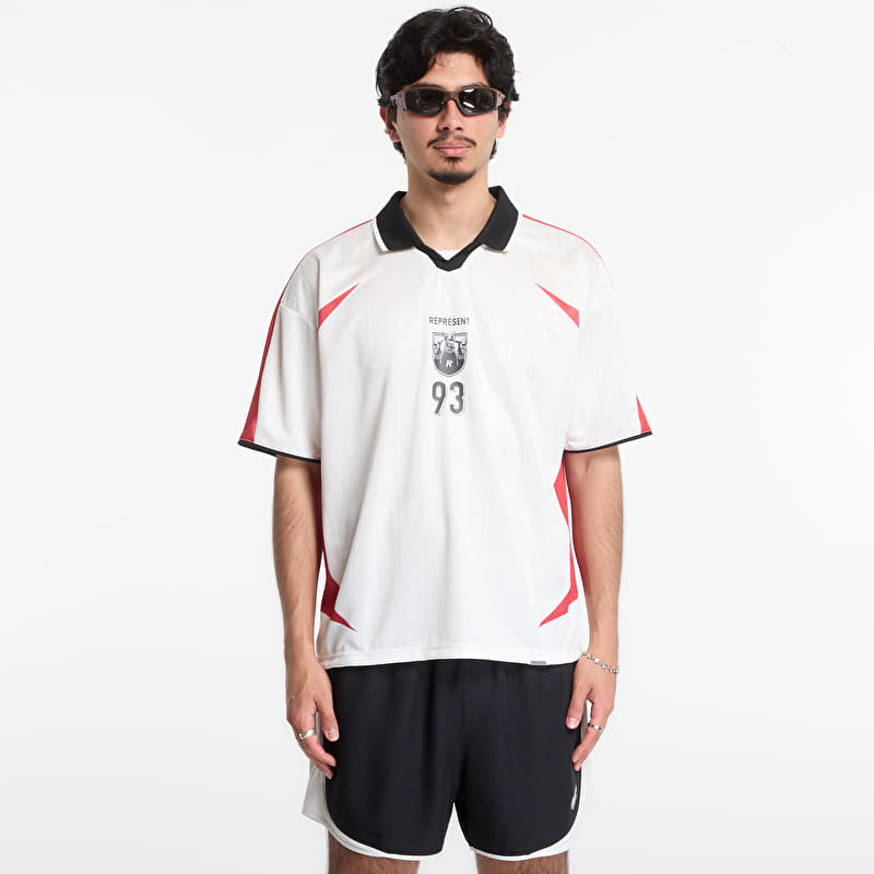 REPRESENT Spike Football Top UNISEX Flat White