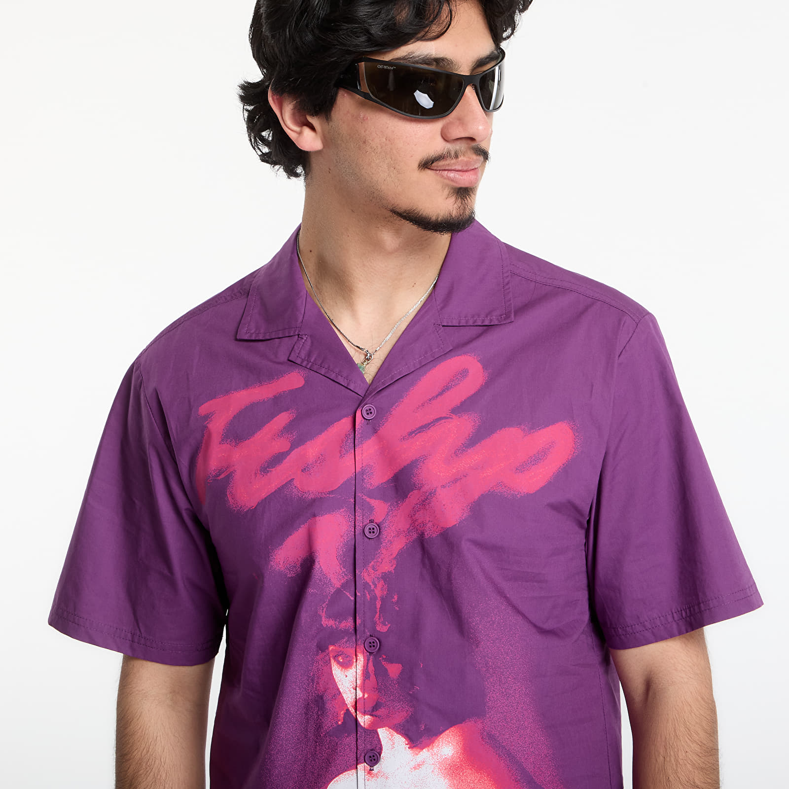 Men's shirts Playboy x FTSHP Camp Shirt Purple