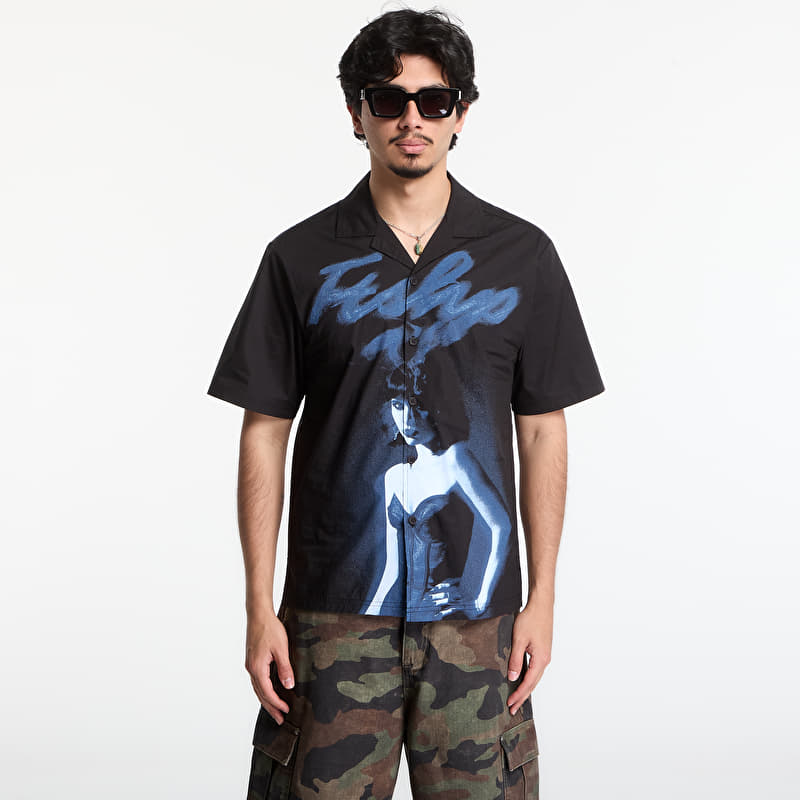 Cămașă Playboy x FTSHP Camp Shirt Black