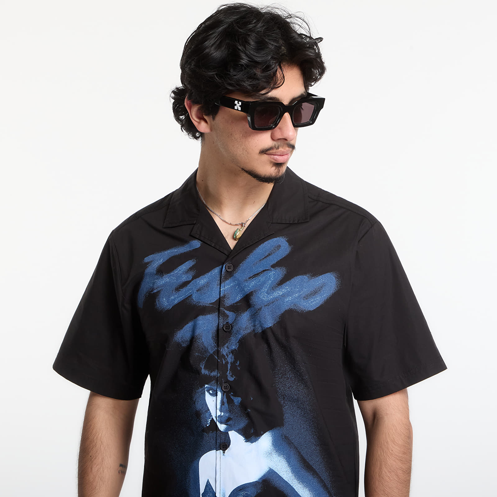 Men's shirts Playboy x FTSHP Camp Shirt Black