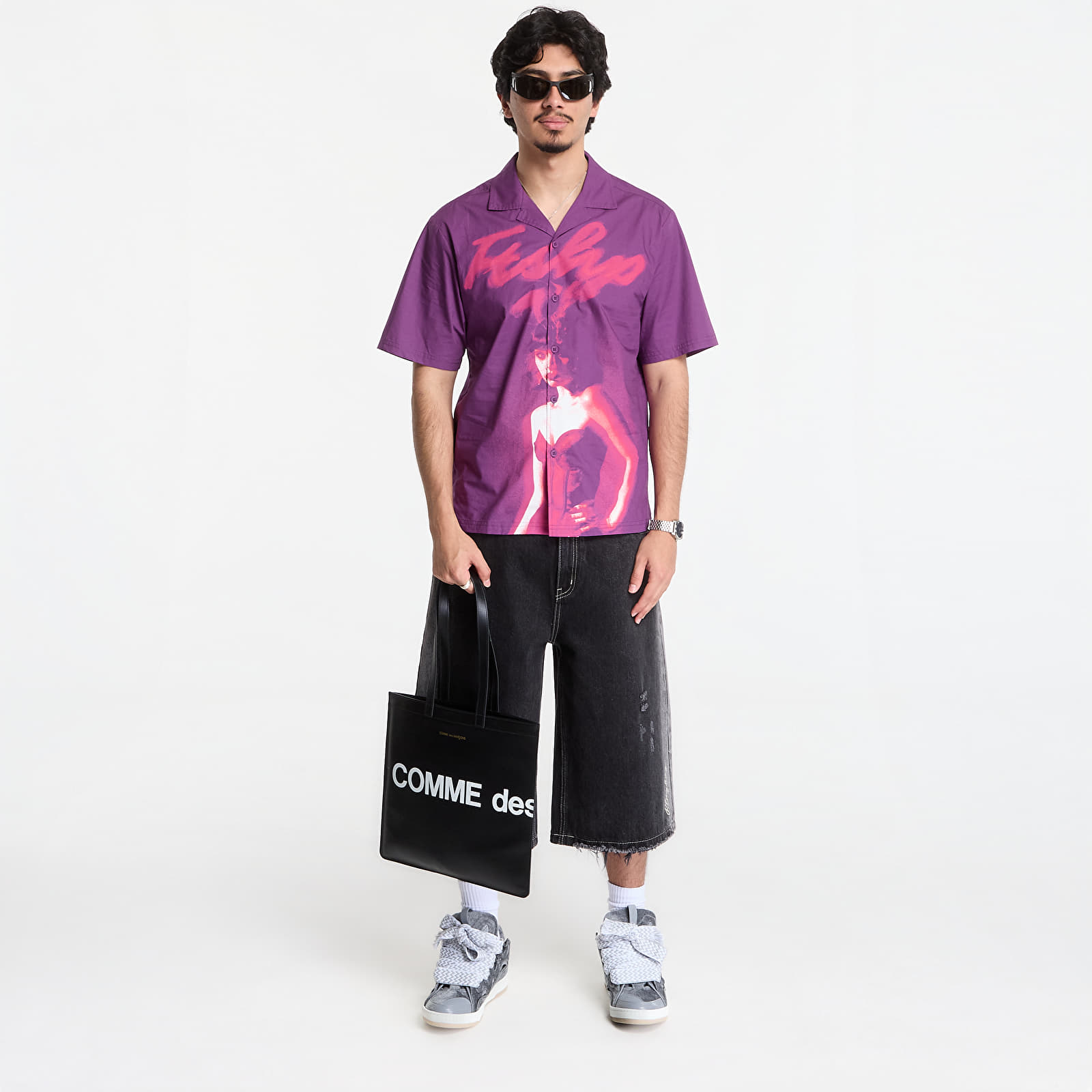 Men's shirts Playboy x FTSHP Camp Shirt Purple