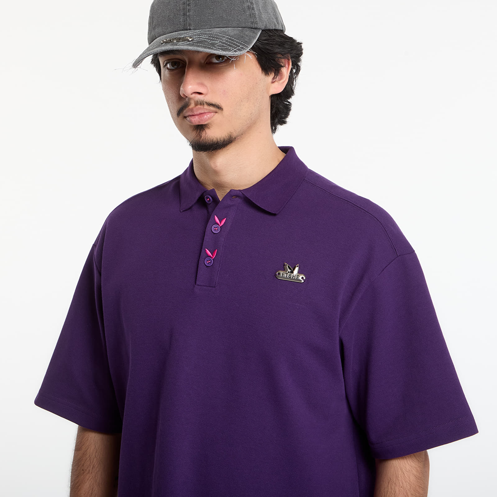 Men's T-shirts Playboy x FTSHP Short Sleeve Polo Purple