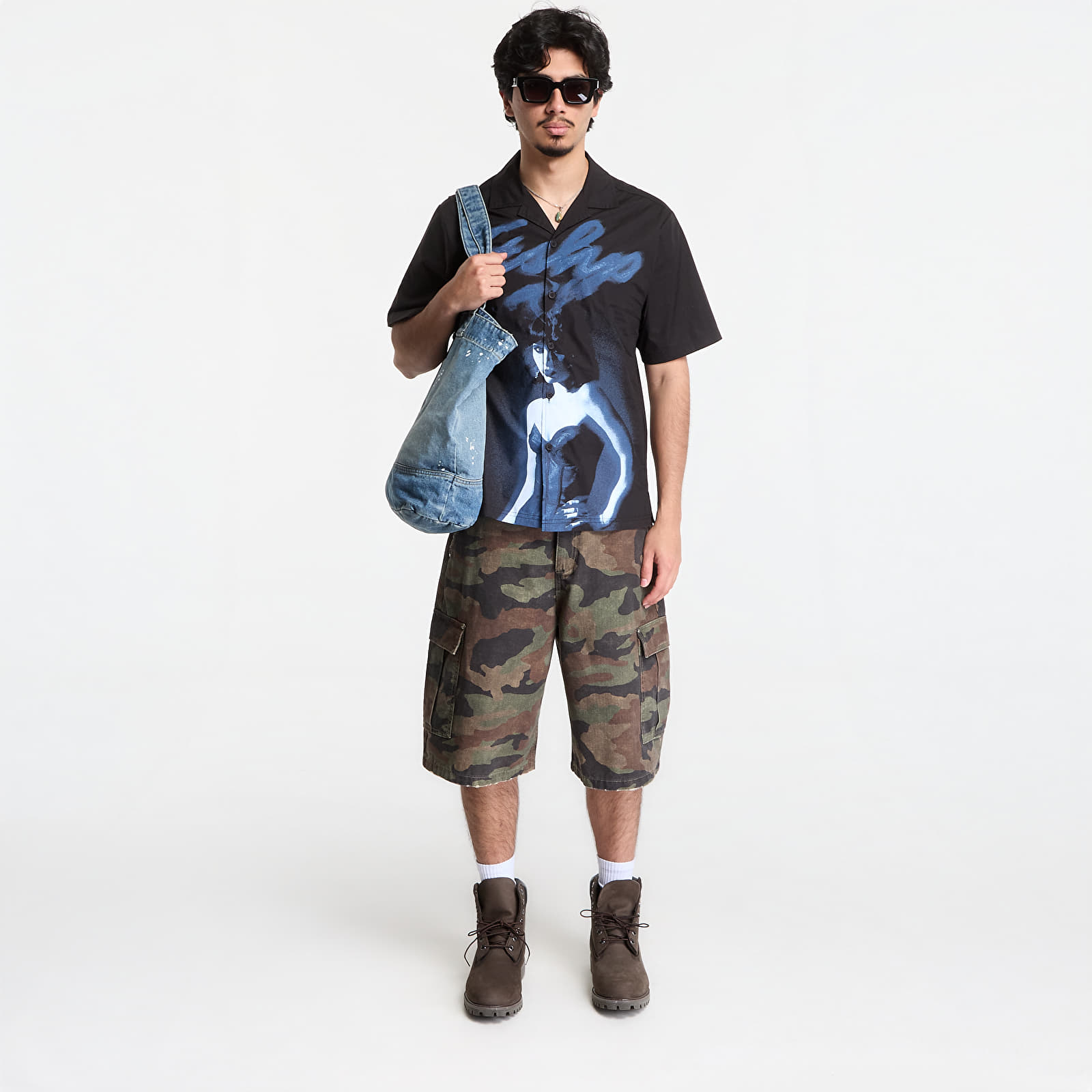 Men's shirts Playboy x FTSHP Camp Shirt Black