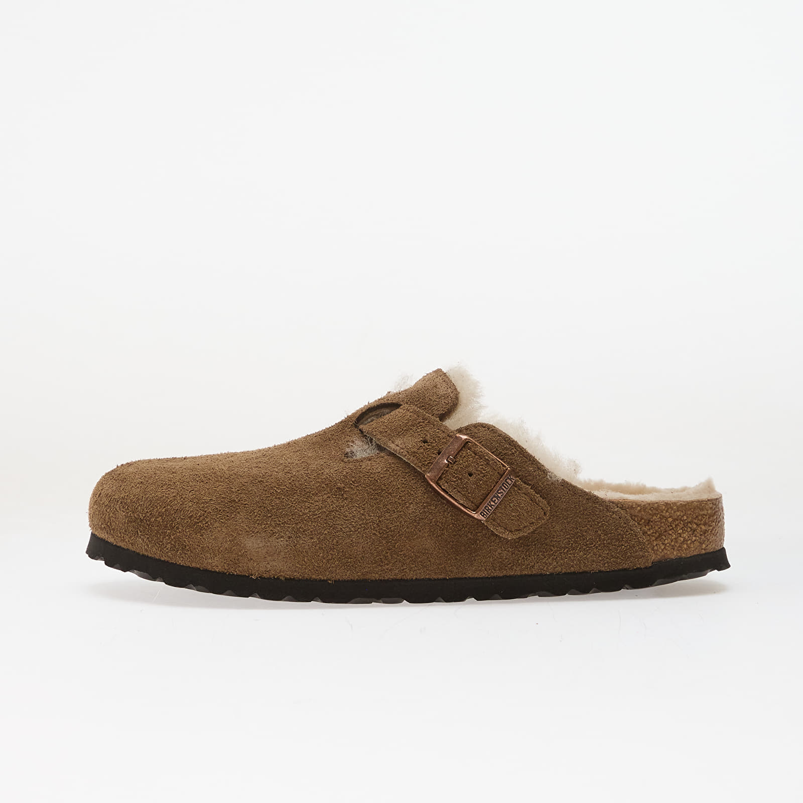 Chaussures et baskets homme Birkenstock Boston Shear LEVE Dark Tea