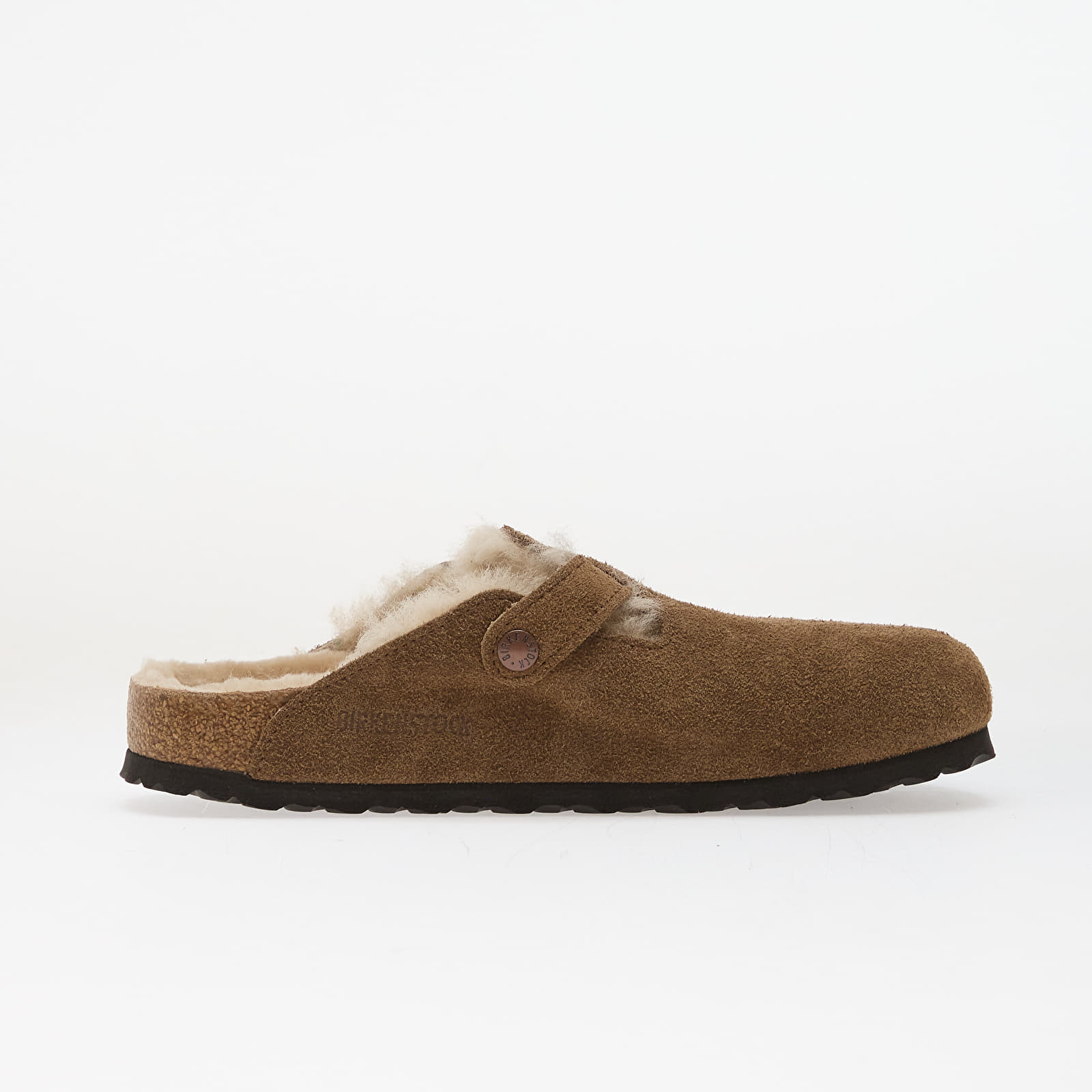 Chaussures et baskets homme Birkenstock Boston Shear LEVE Dark Tea