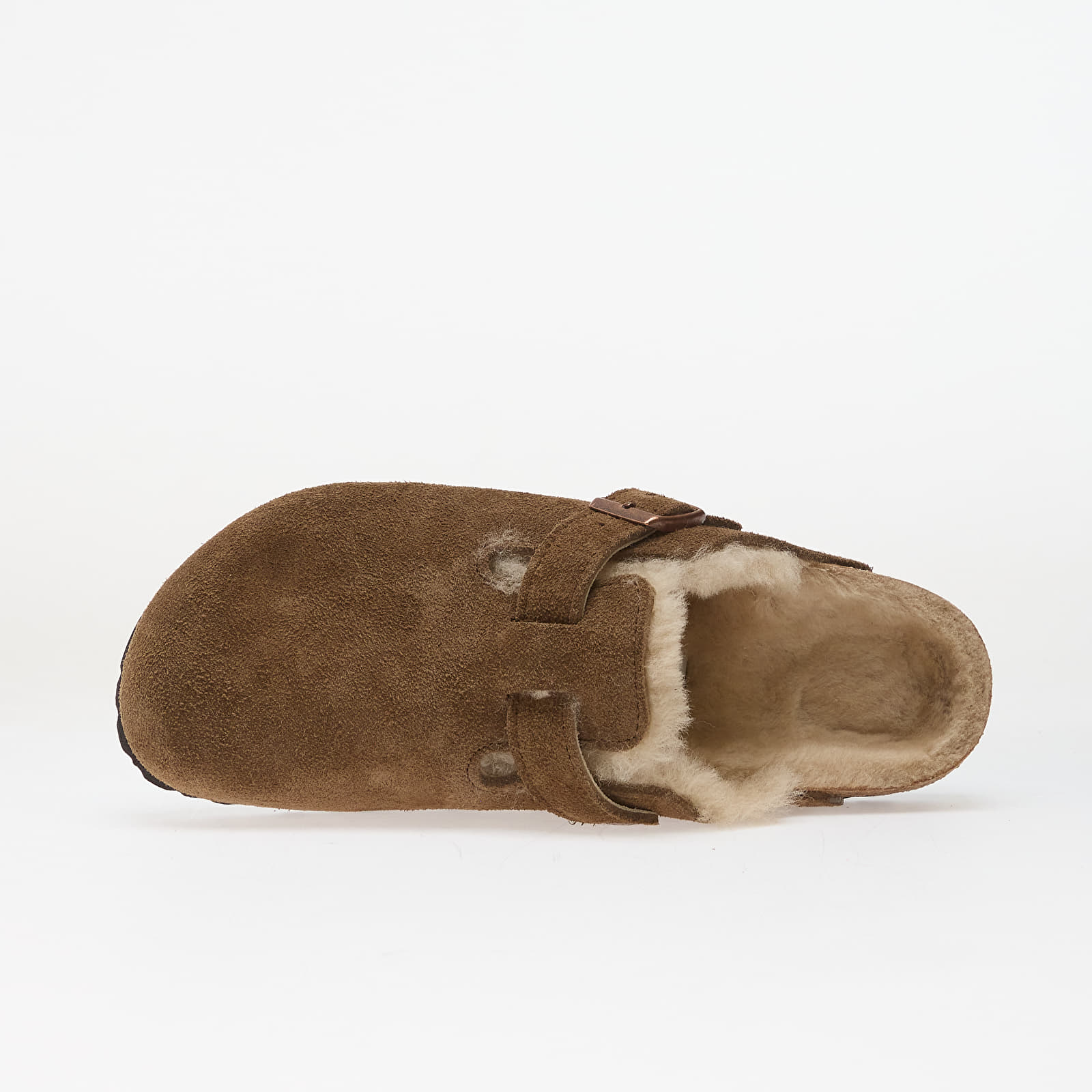 Chaussures et baskets homme Birkenstock Boston Shear LEVE Dark Tea