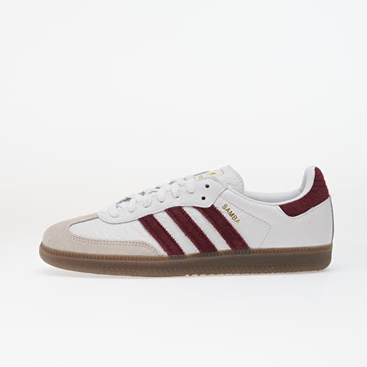 adidas Samba OG Ftwr White/ Maroon/ Gum5