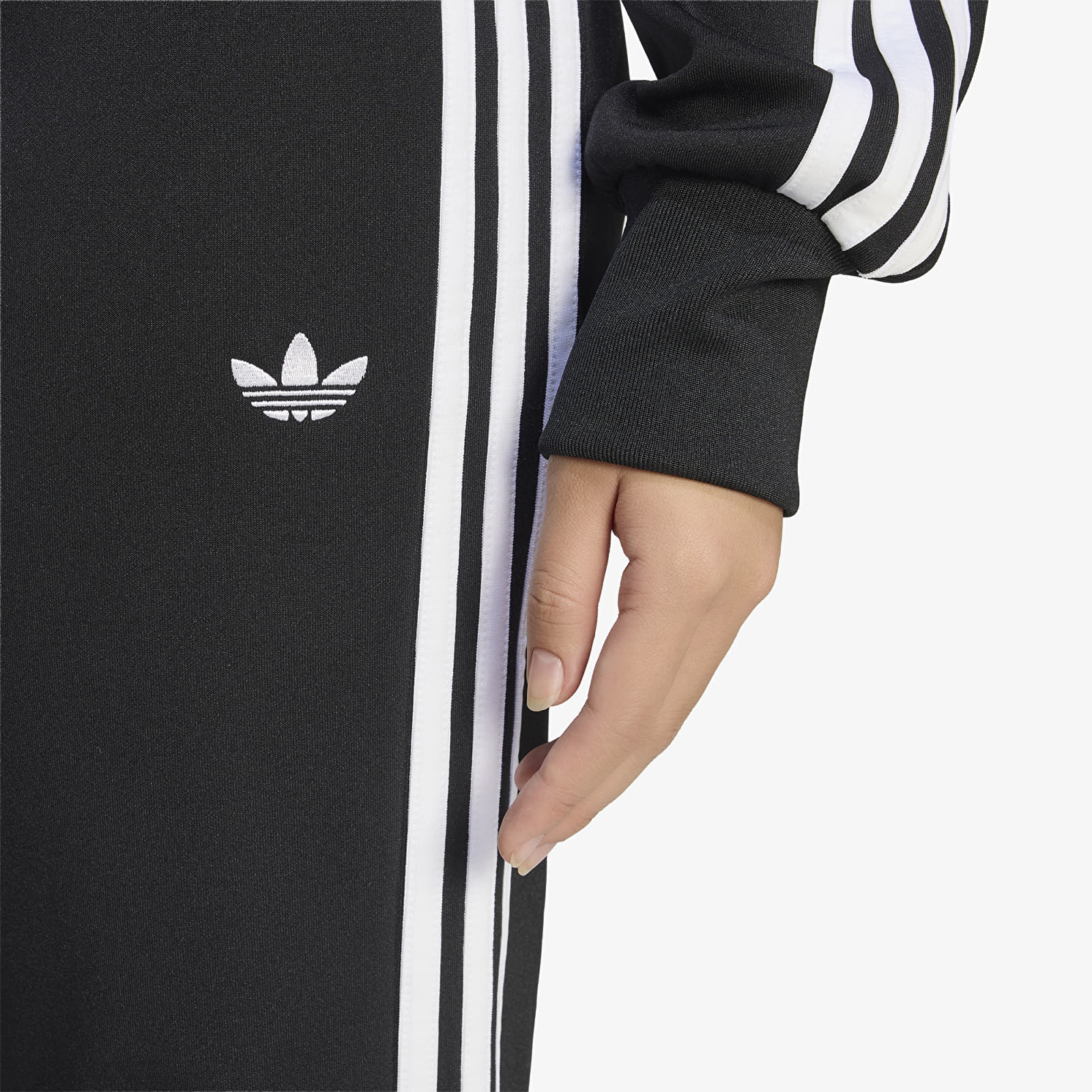 Jogger kelnės adidas 3s Flared Pants Black/ White