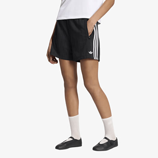 Pantalones cortos adidas Pinstripe Firebird Shorts Black/ White/ Grey Two
