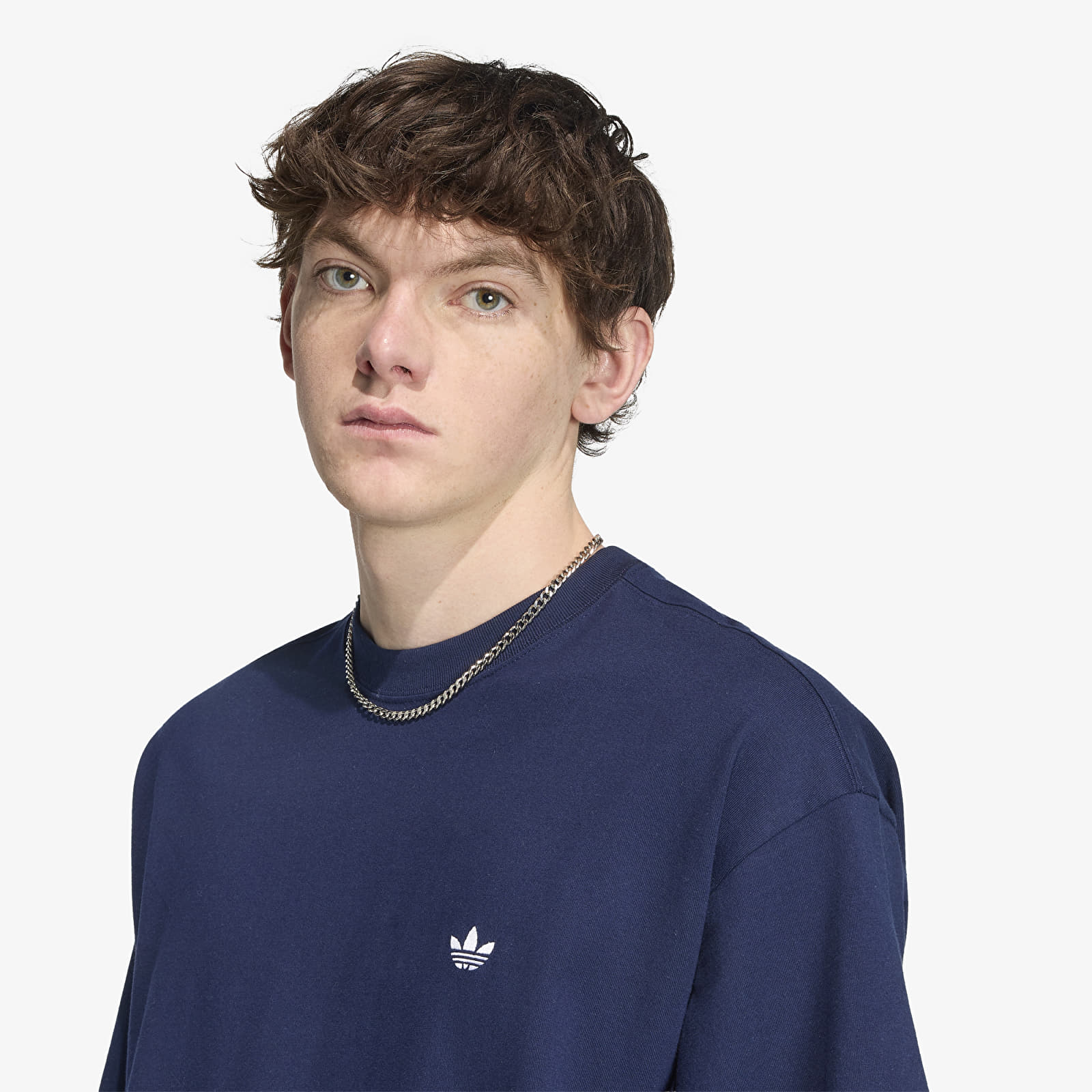 T-shirts adidas Trefoil Essentials Oversized T-shirt Night Indigo