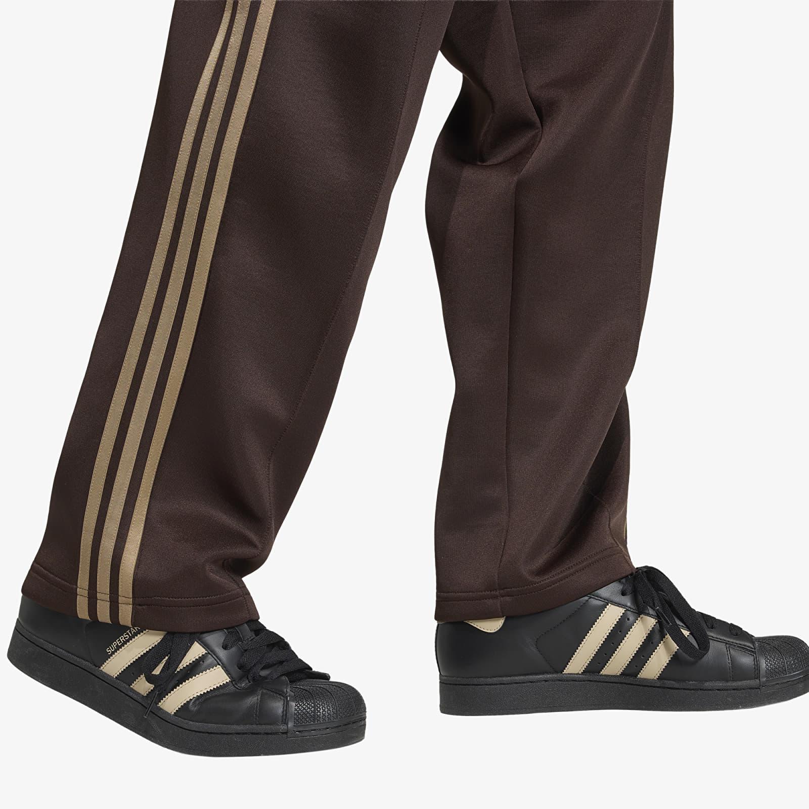 Bukser adidas Adicolor Spacer Baggy Trackpant Aurora Coffee