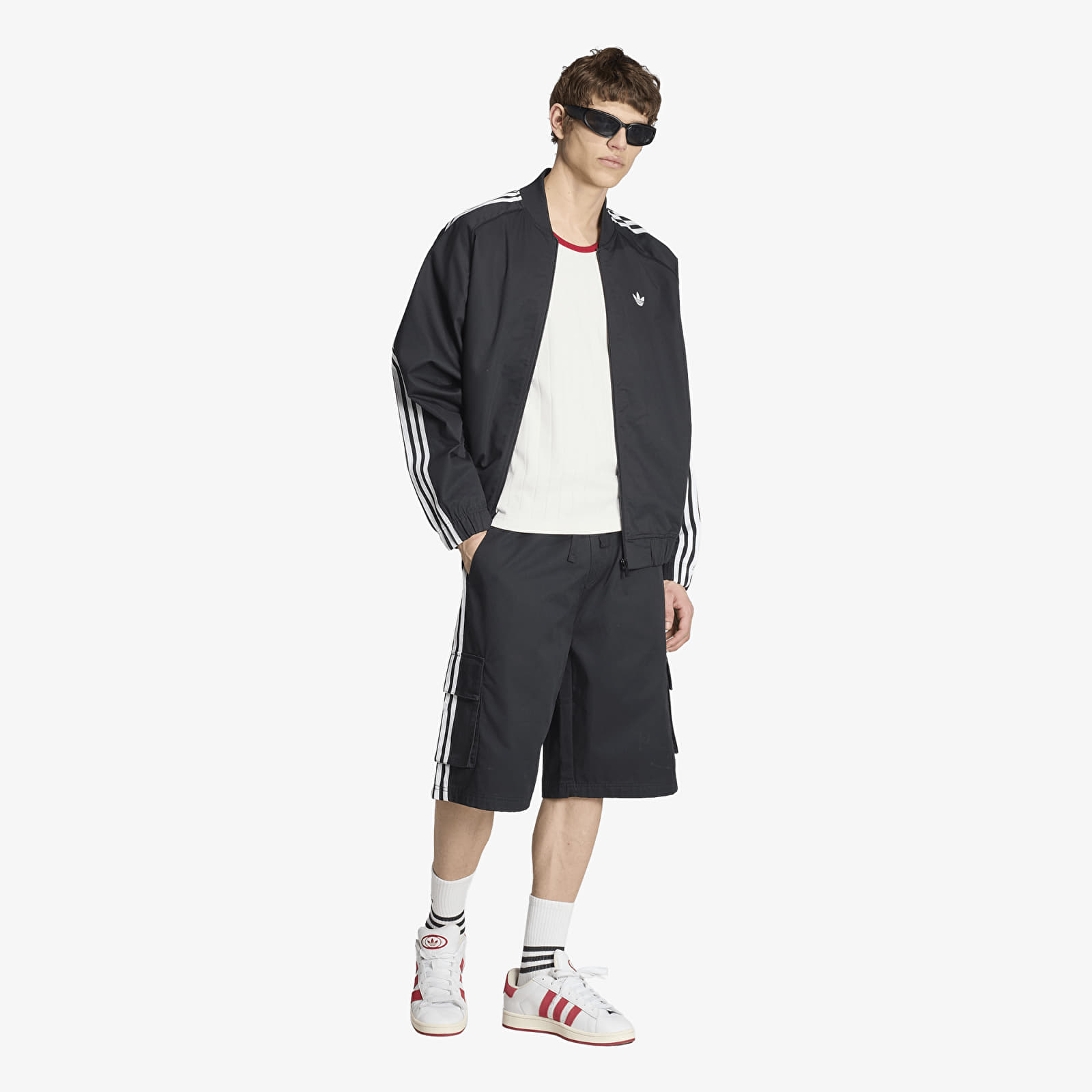 Shorts adidas Adicolor Cotton Twill Cargo Shorts Black