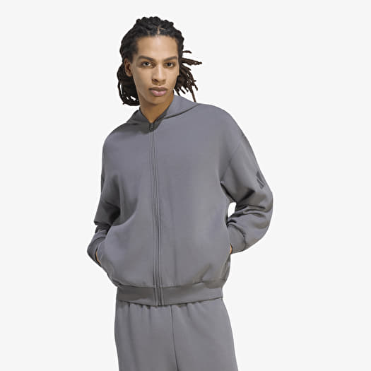 Sweatshirt adidas Soft Lux Full-Zip Hoodie Grey Five