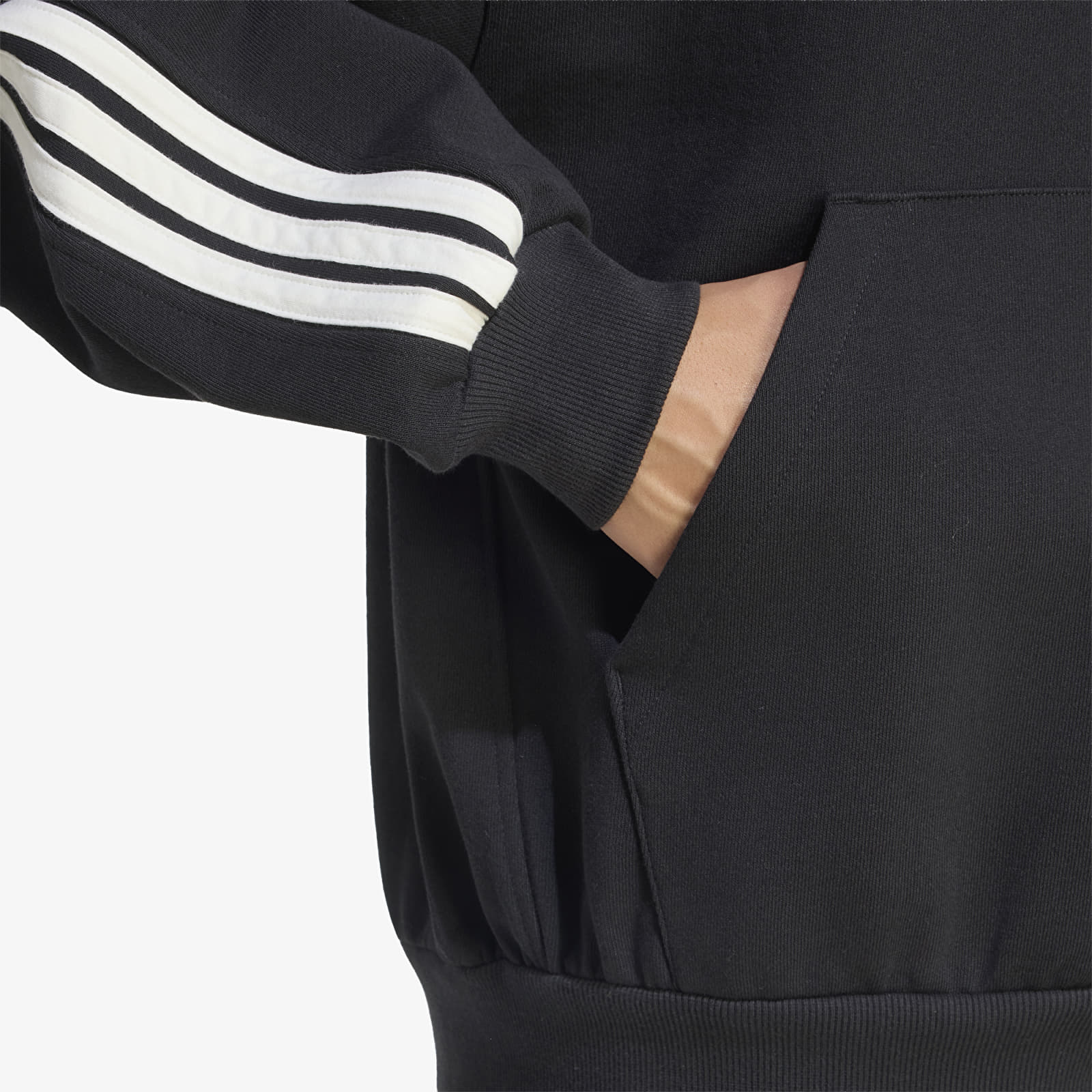 Hoodies and sweatshirts  adidas Ak 3S Oh Hd Black/ Owhite