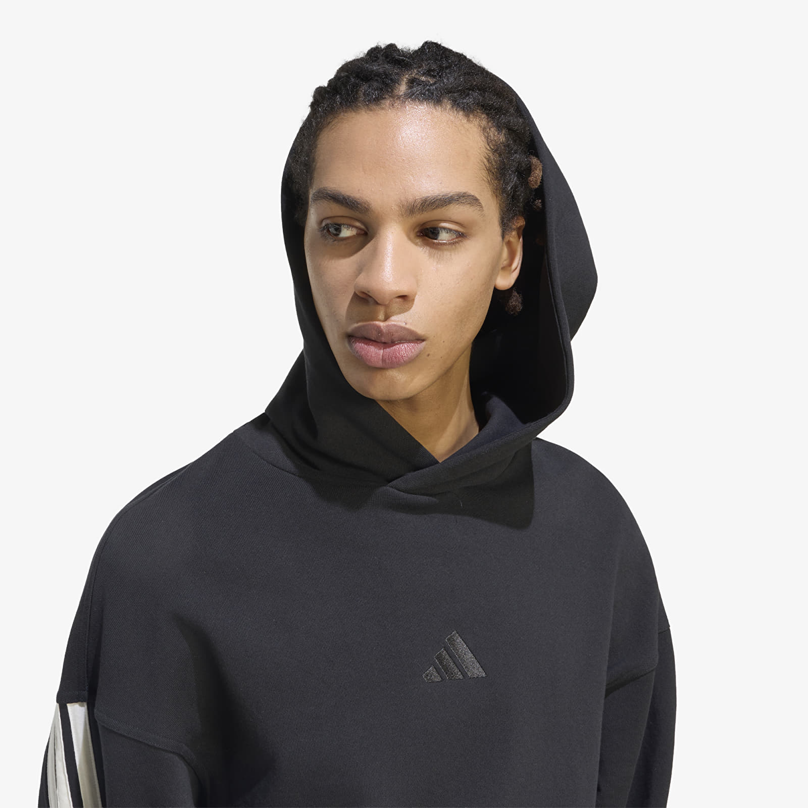 Hoodies and sweatshirts  adidas Ak 3S Oh Hd Black/ Owhite