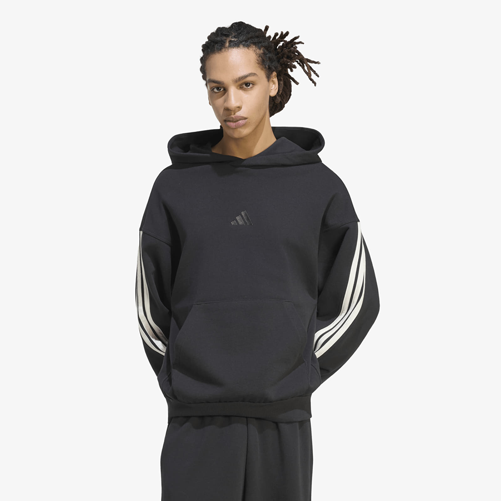 Hoodies and sweatshirts  adidas Ak 3S Oh Hd Black/ Owhite