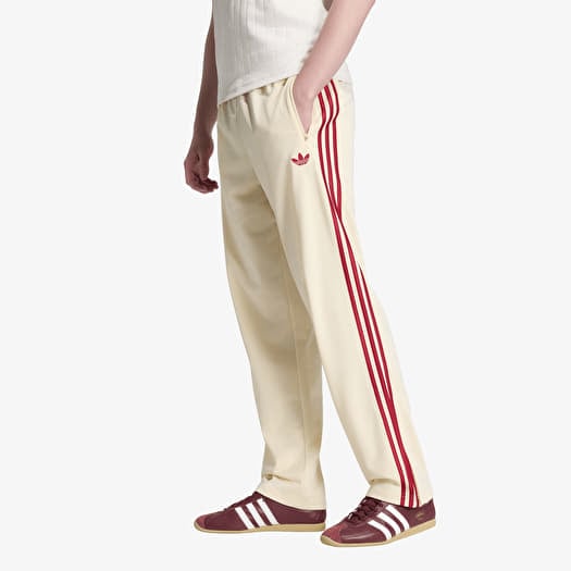 adidas Firebird Track Pants Warm Vanilla/ Team Victory Red
