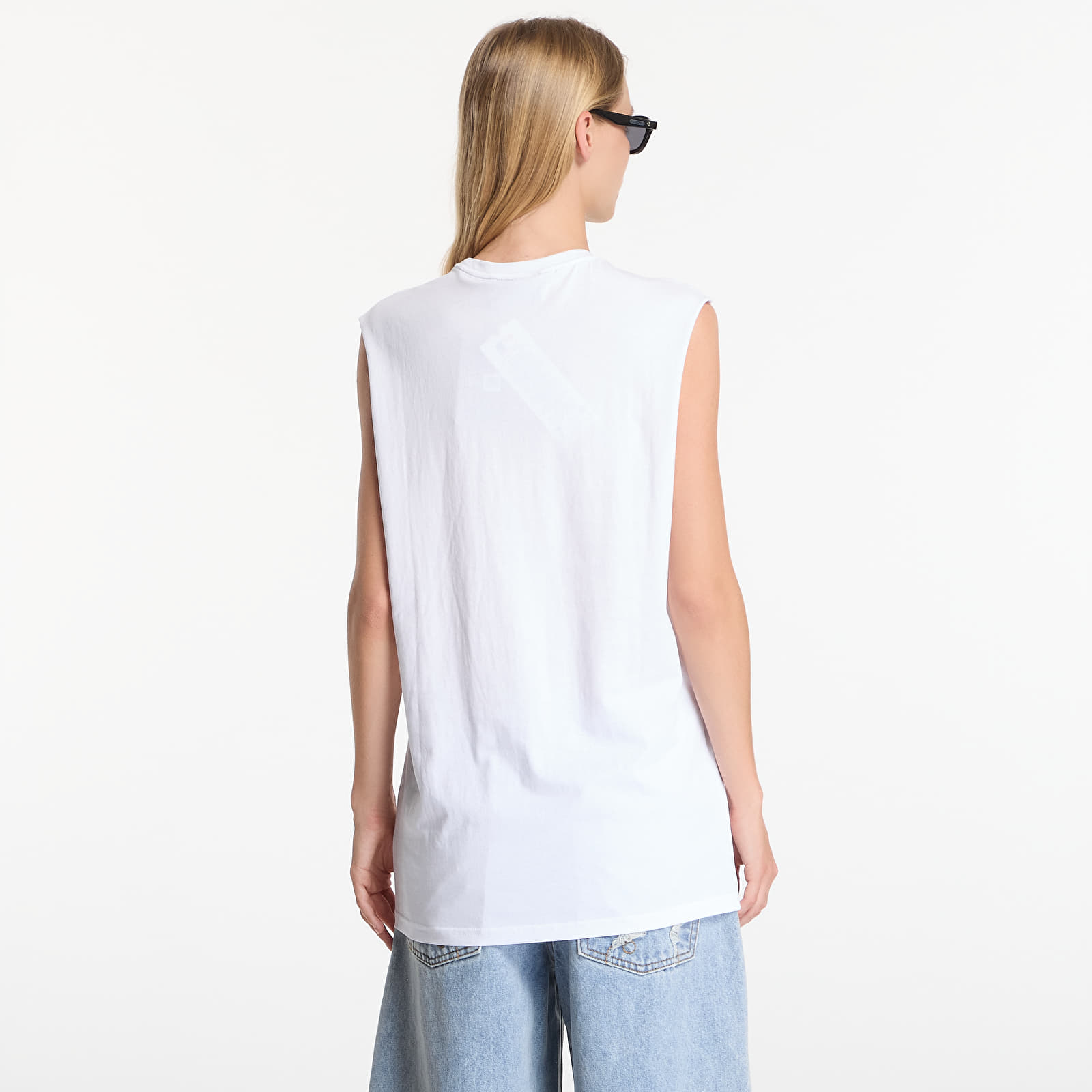 Vests New Era MLB Nos Midi Sleeveless Tee New York Yankees UNISEX Optic White