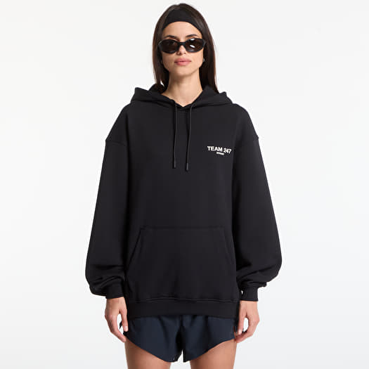 Sweatshirt REPRESENT 247 Team Oversized Hood UNISEX Jet Black