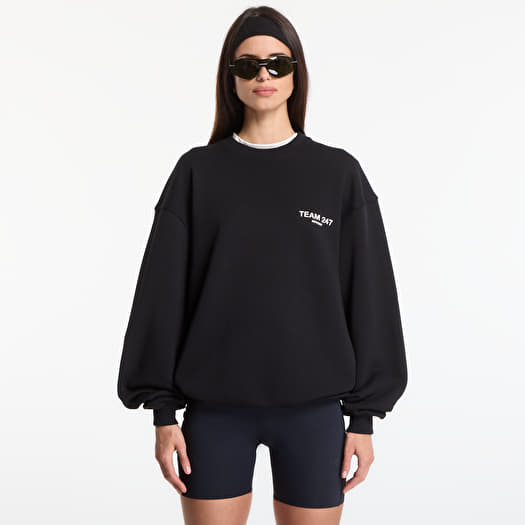 Sweatshirt REPRESENT 247 Team Oversized Crew UNISEX Jet Black