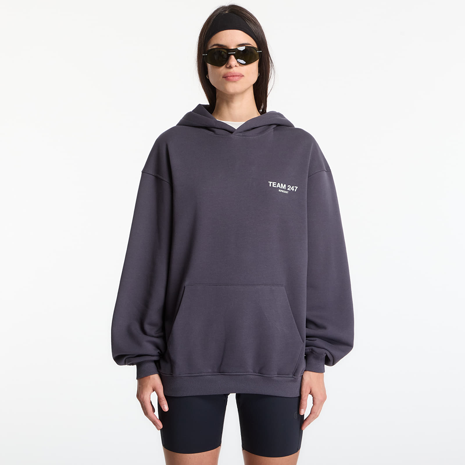 Hoodies and sweatshirts  REPRESENT 247 Team Oversized Hood UNISEX Graphene
