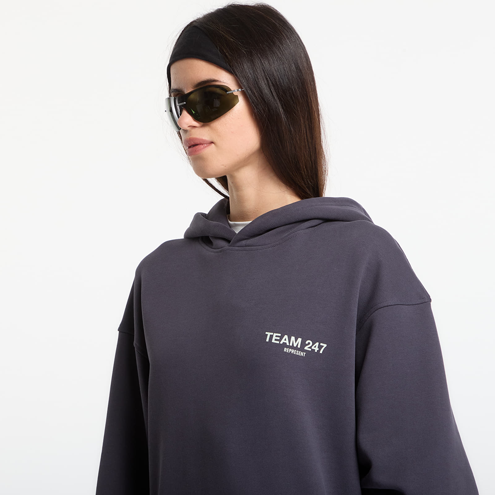 Hoodies and sweatshirts  REPRESENT 247 Team Oversized Hood UNISEX Graphene