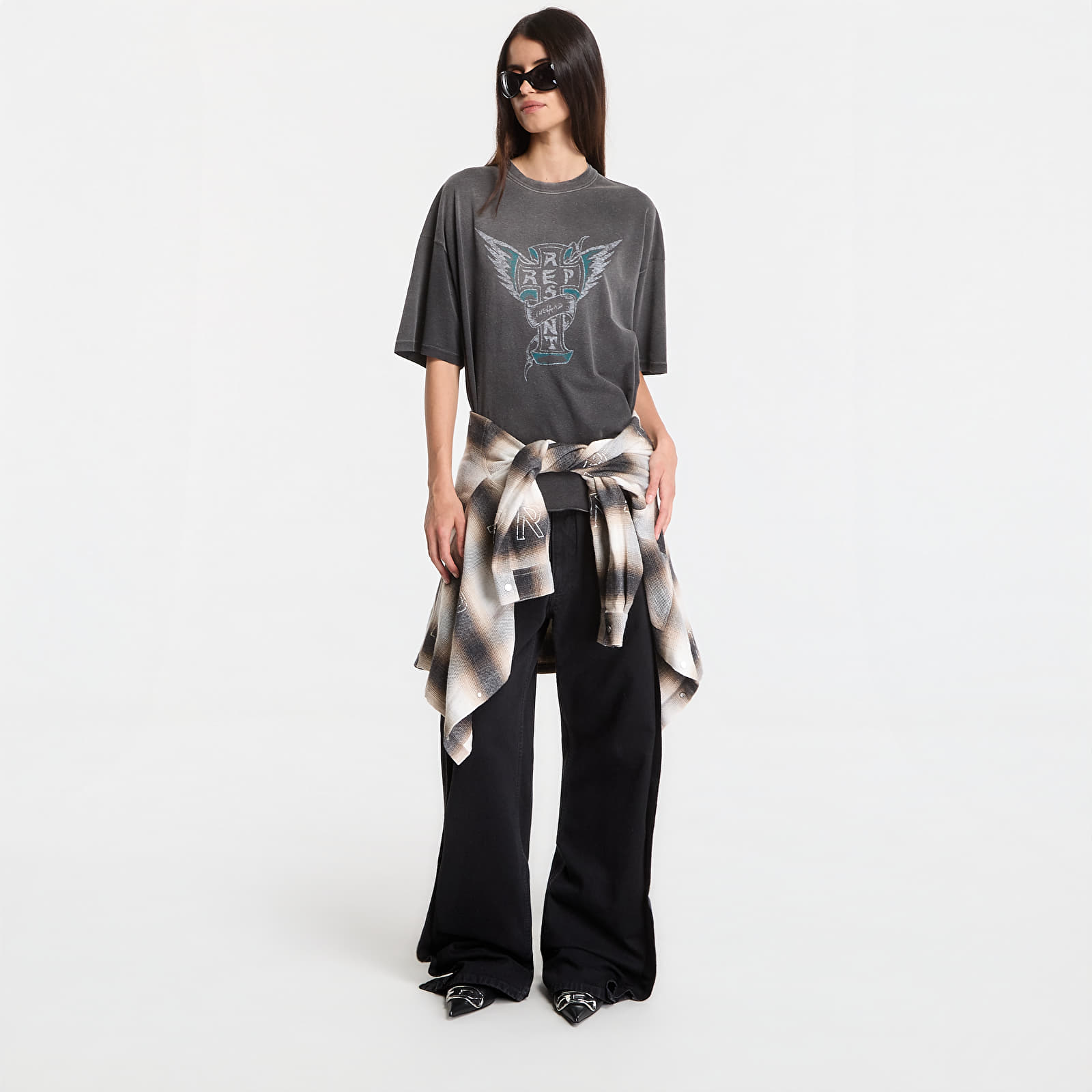 T-shirts Represent Westside Tshirt UNISEX Stained Black